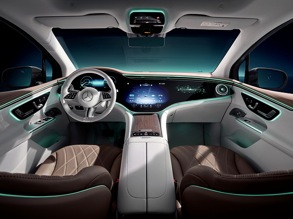 Mercedes-EQ EQE 350 4MATIC SUV interior view