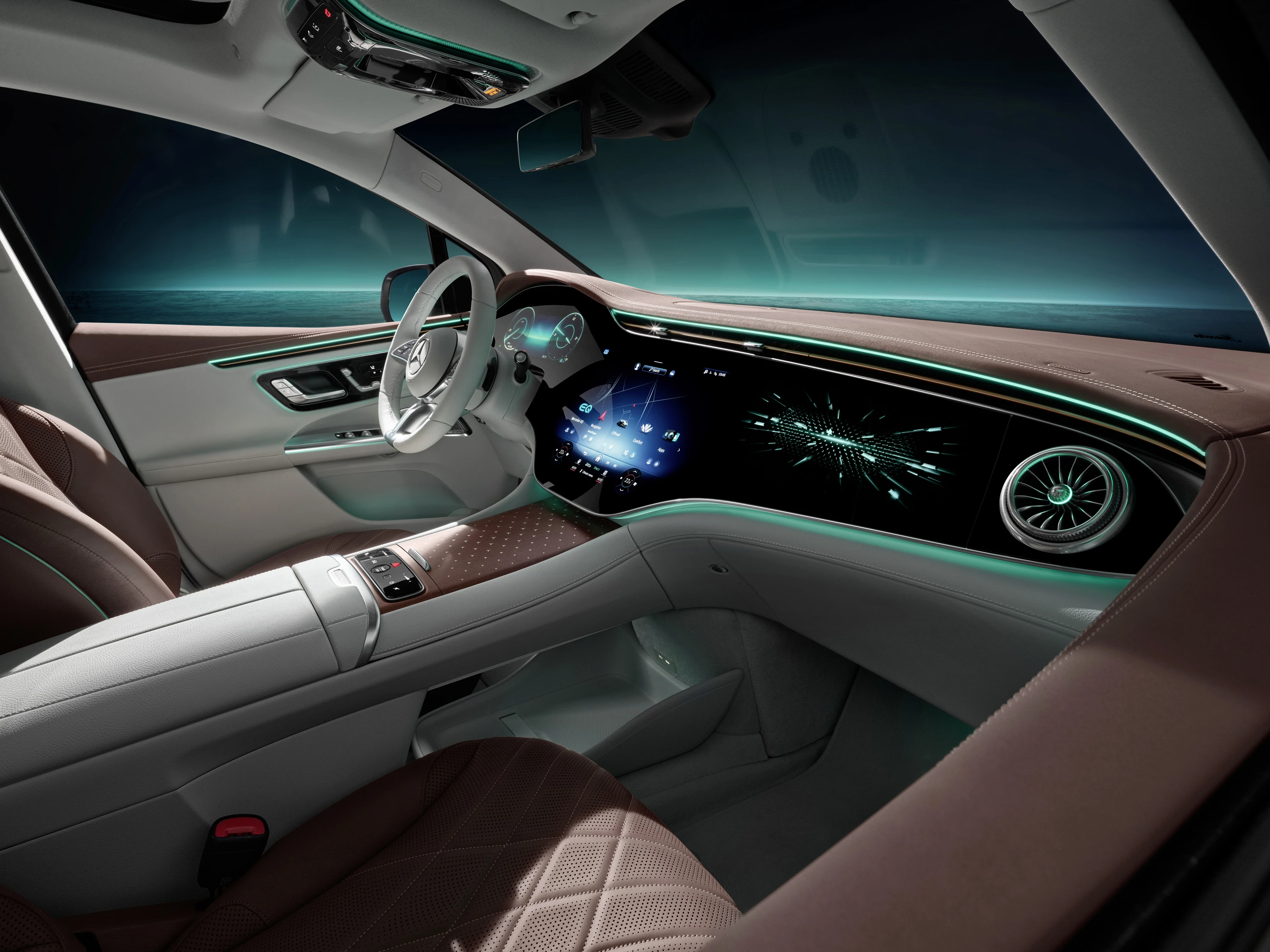 Mercedes-EQ EQE 350+ SUV interior view
