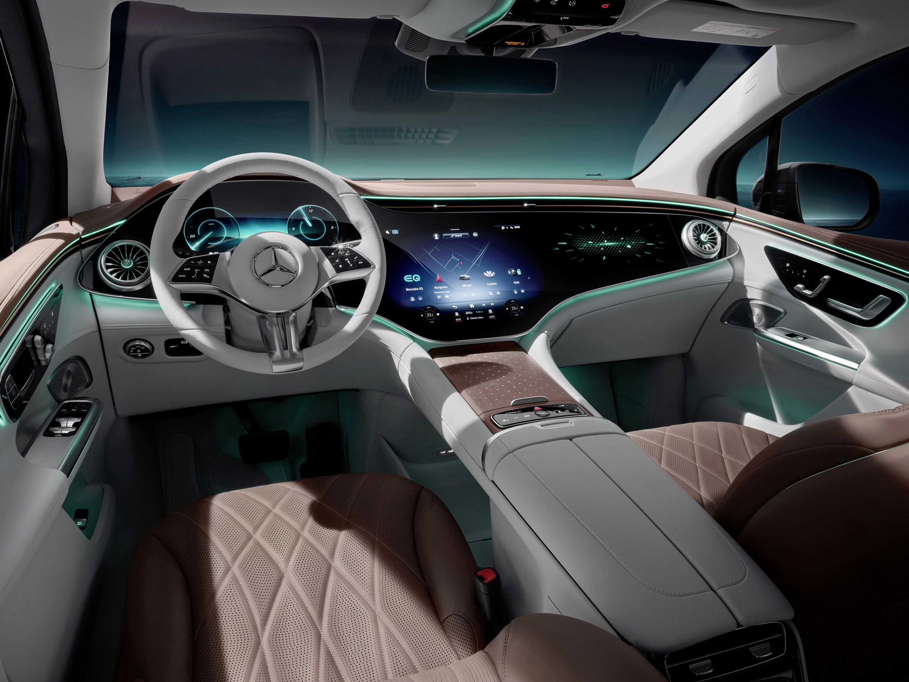 Mercedes-EQ EQE 350+ SUV interior view