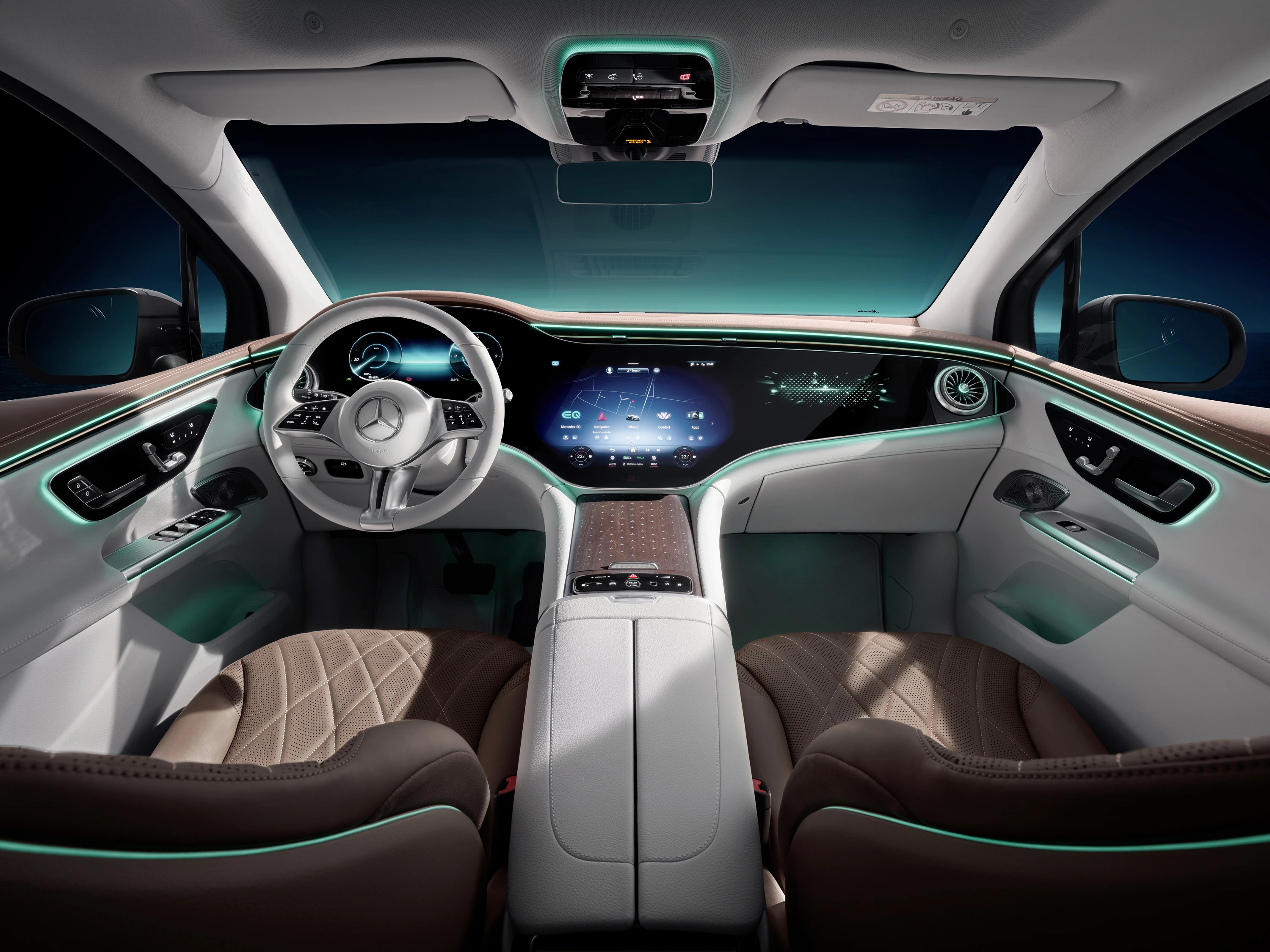 Mercedes-EQ EQE 350+ SUV interior view
