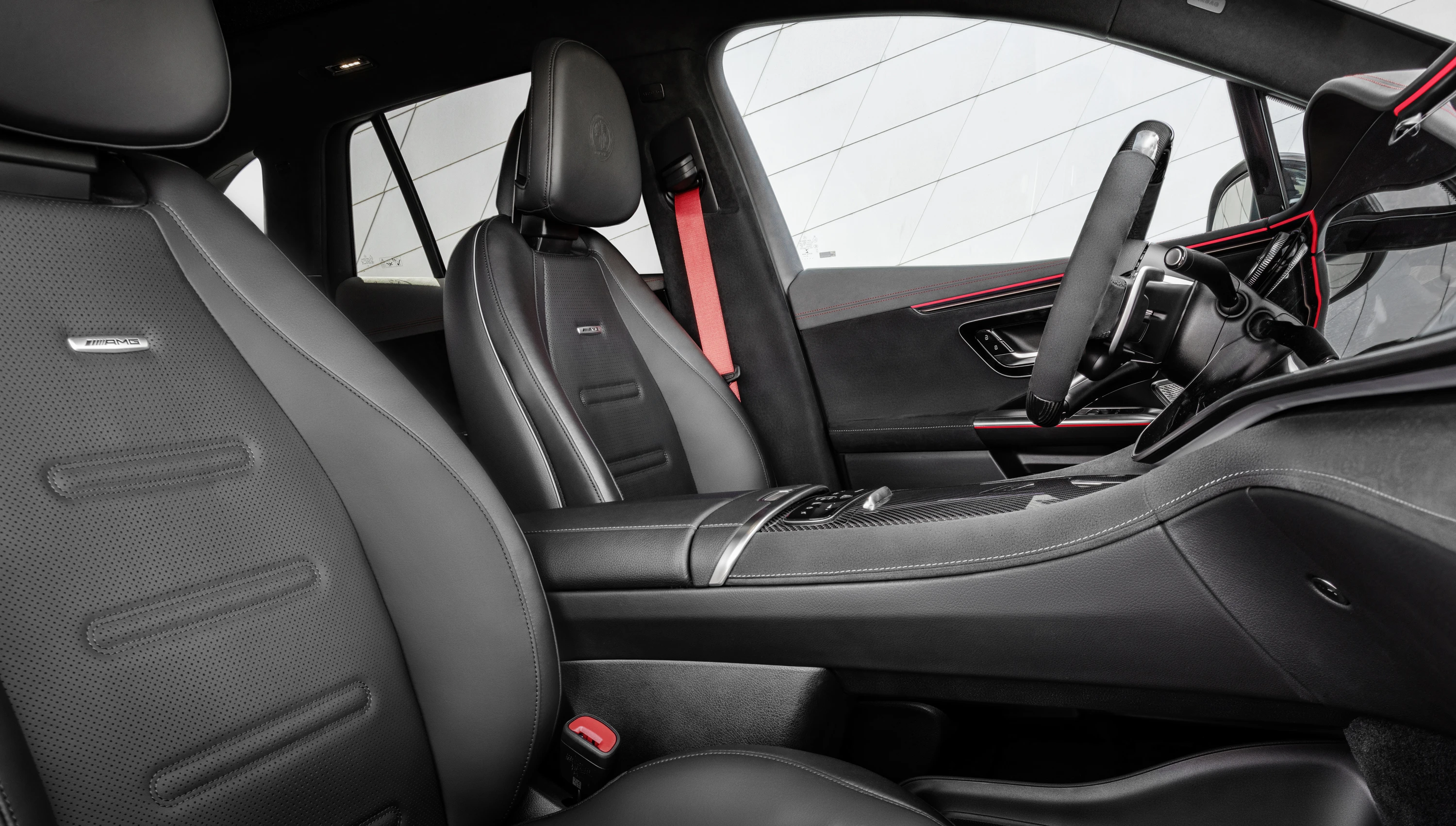 Mercedes-AMG EQE 43 4MATIC SUV driverseats view