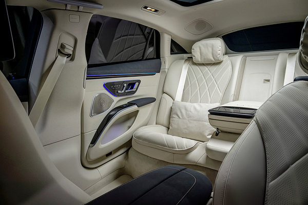 Mercedes-EQ EQS 580 4MATIC secondrowseats view