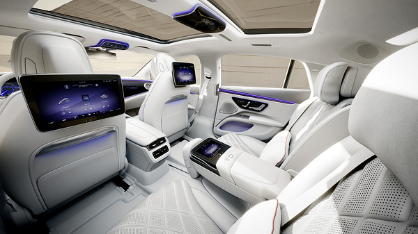 Mercedes-EQ EQS 580 4MATIC secondrowseats view