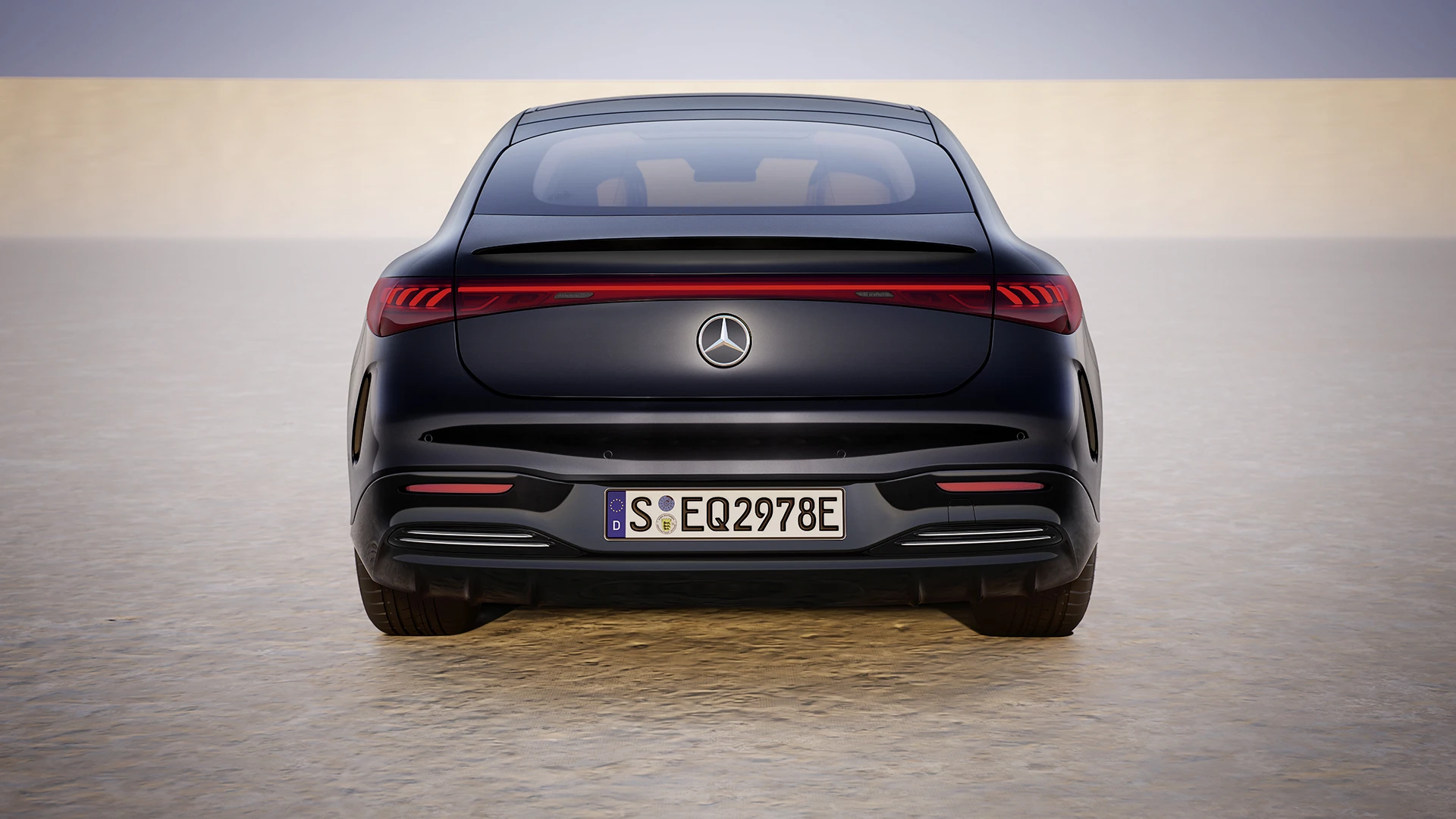 Mercedes-EQ EQS 580 4MATIC rearlights view