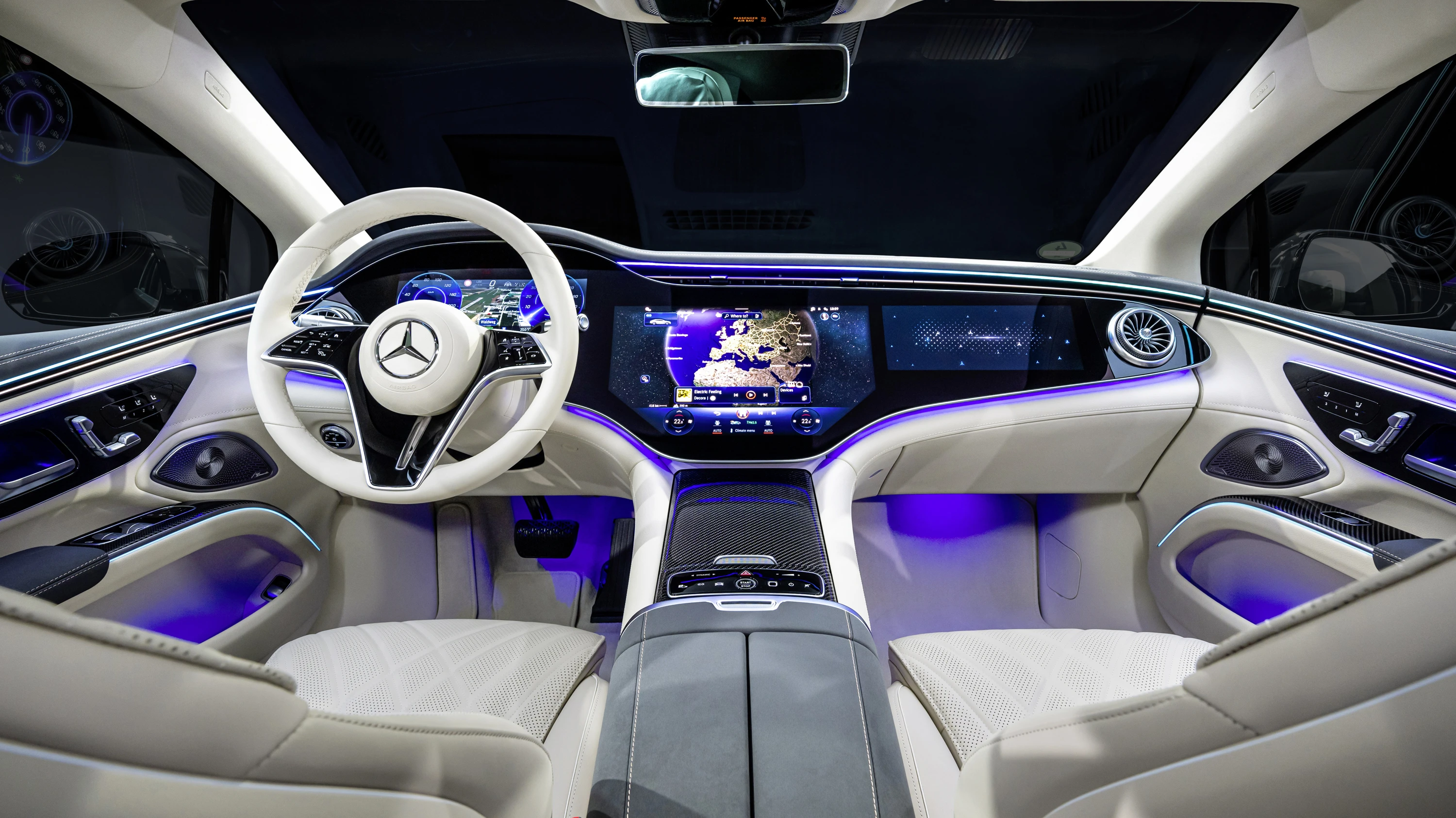 Mercedes-EQ EQS 580 4MATIC interior view