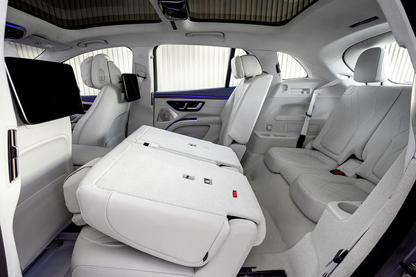 Mercedes-EQ EQS 450+ SUV thirdrowseats view