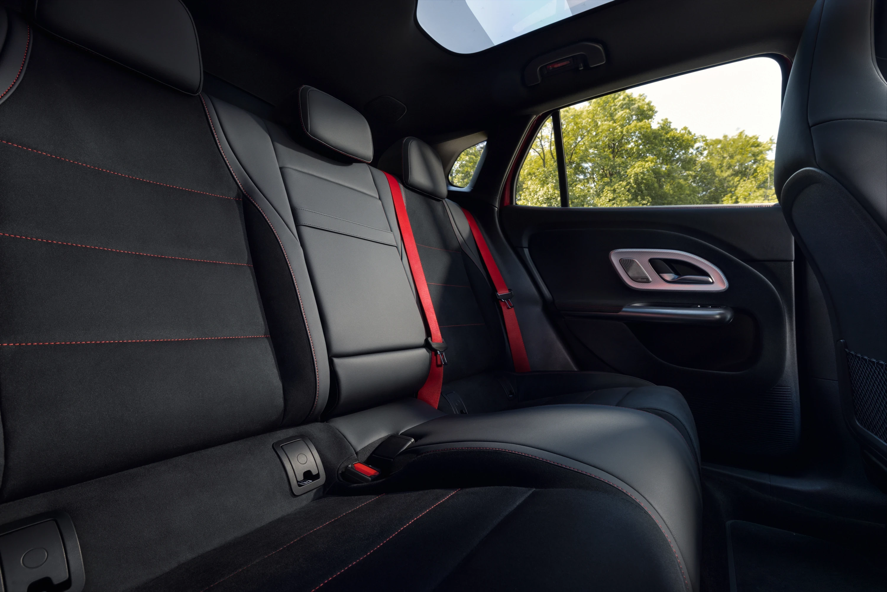 Mercedes GLA 250+ secondrowseats view