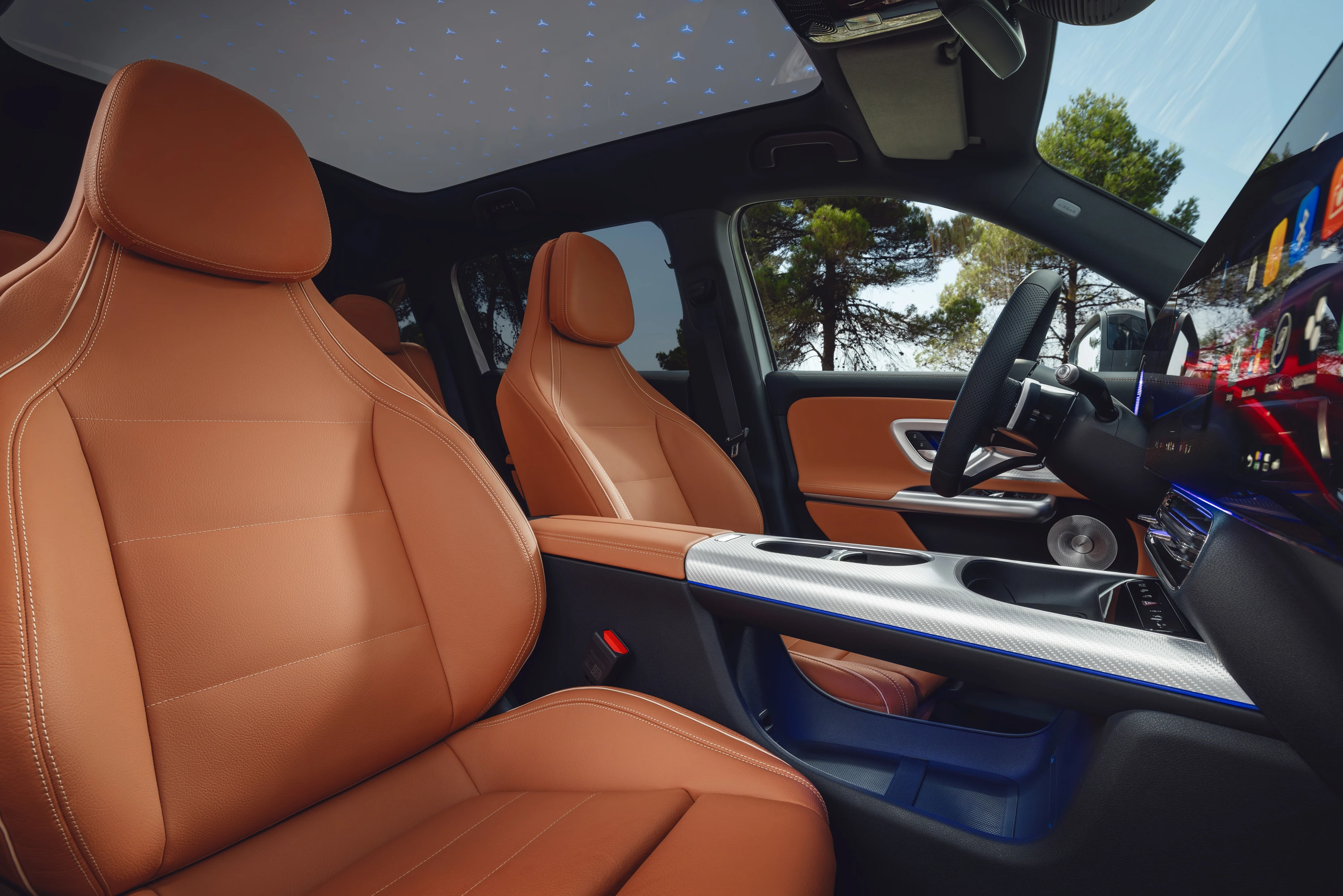 Mercedes GLB 250+ frontseats view