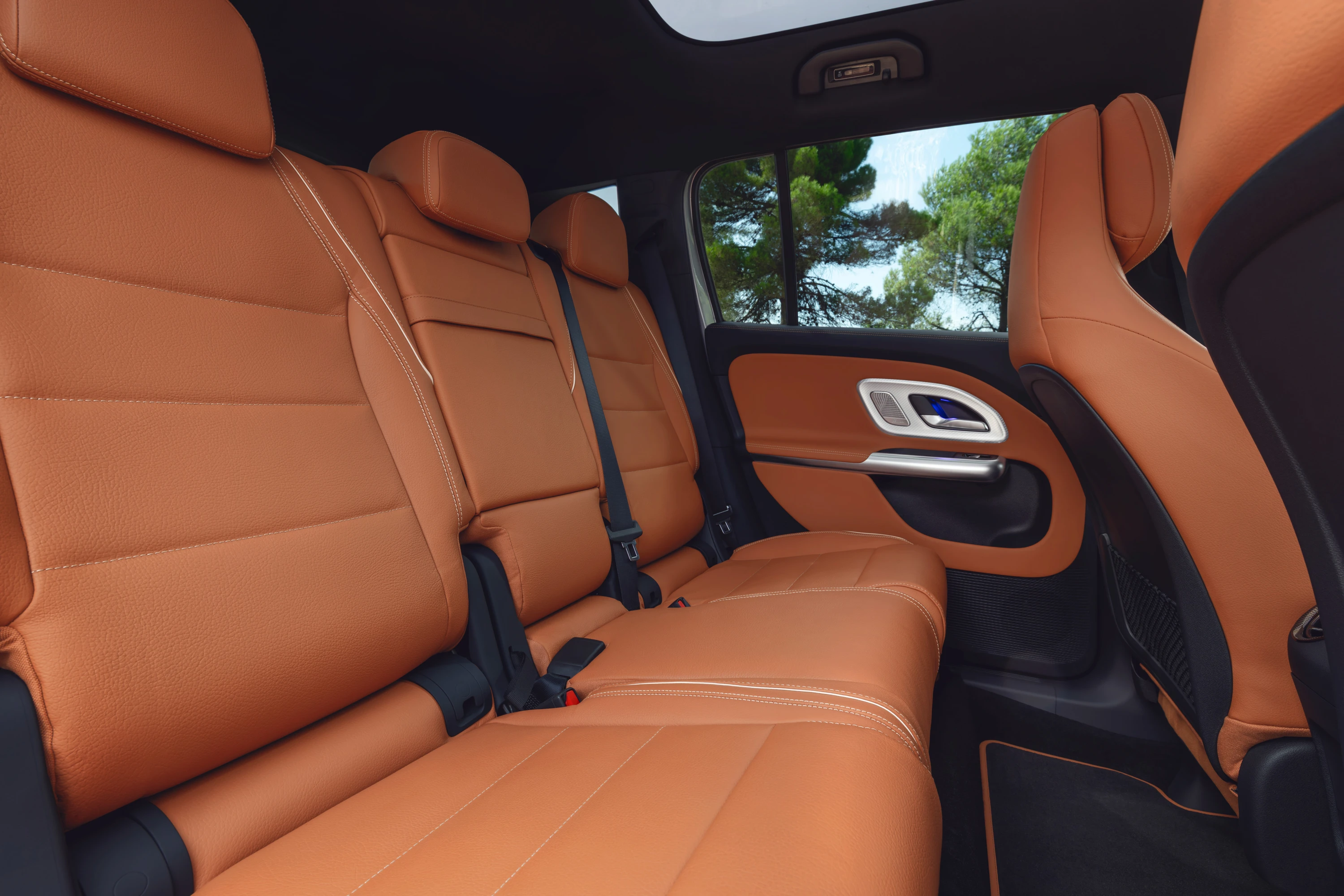 Mercedes GLB 250+ secondrowseats view