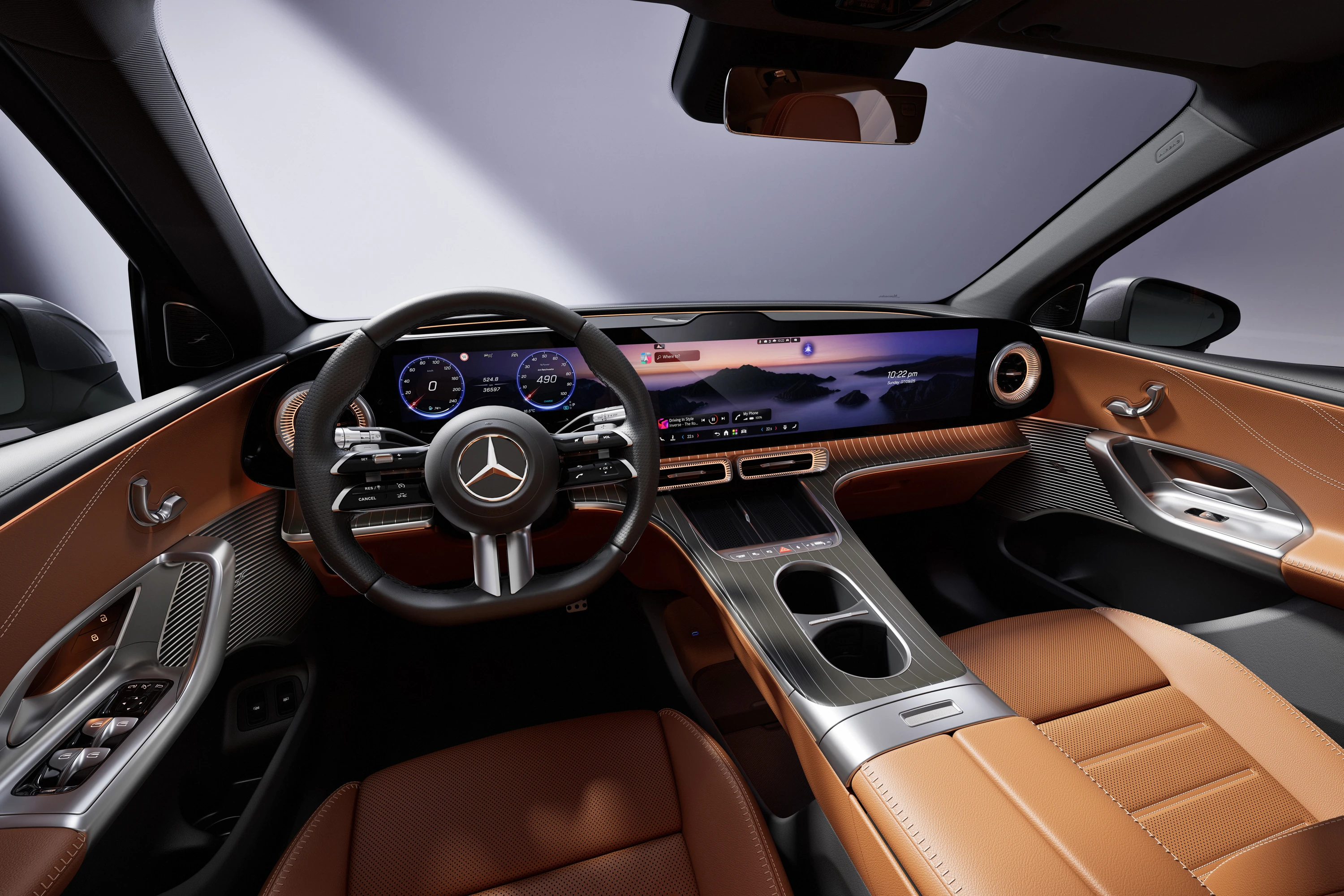 Mercedes GLC 400 4Matic interior view