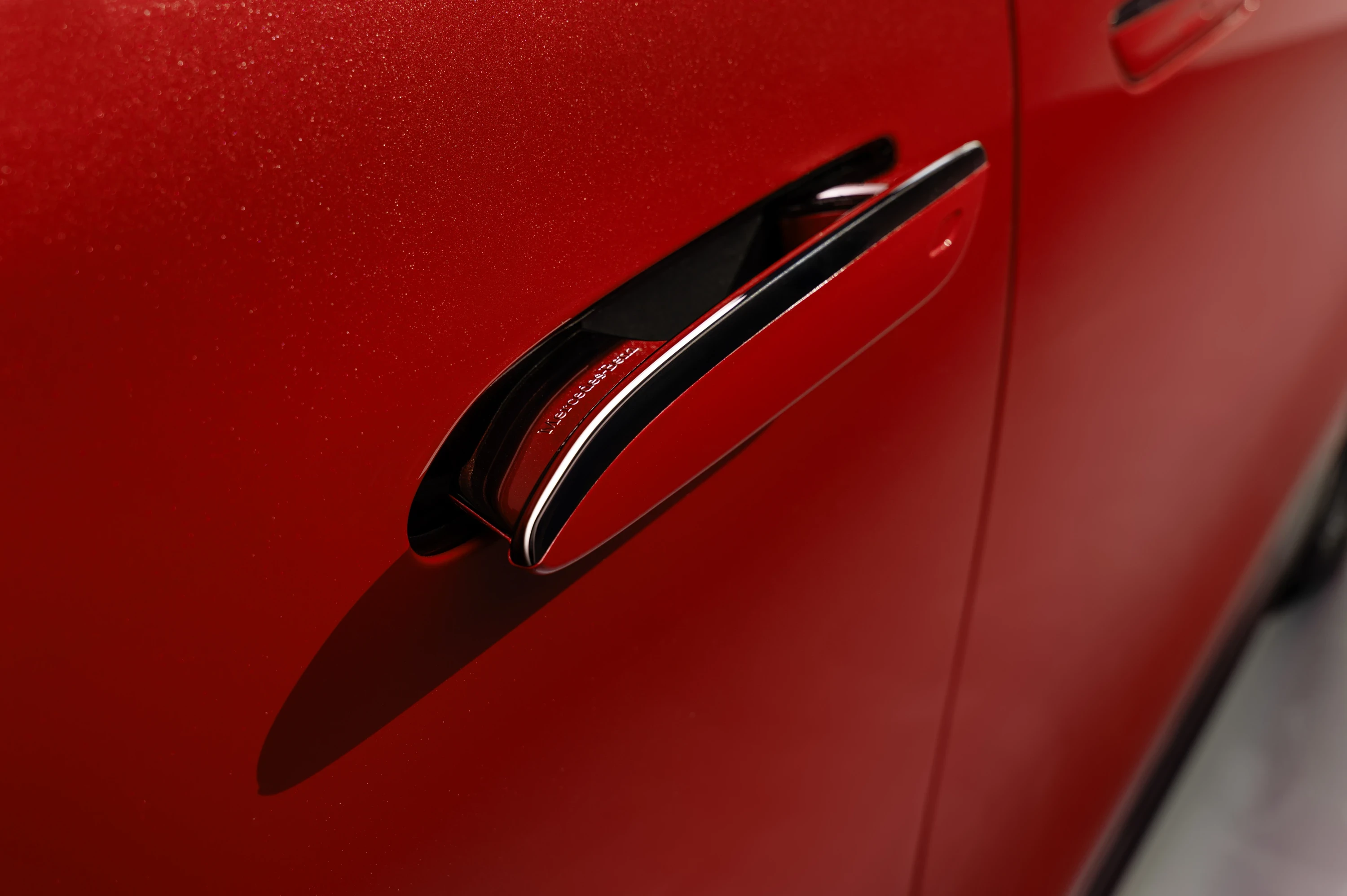 Mercedes VLE 300 doorhandle view