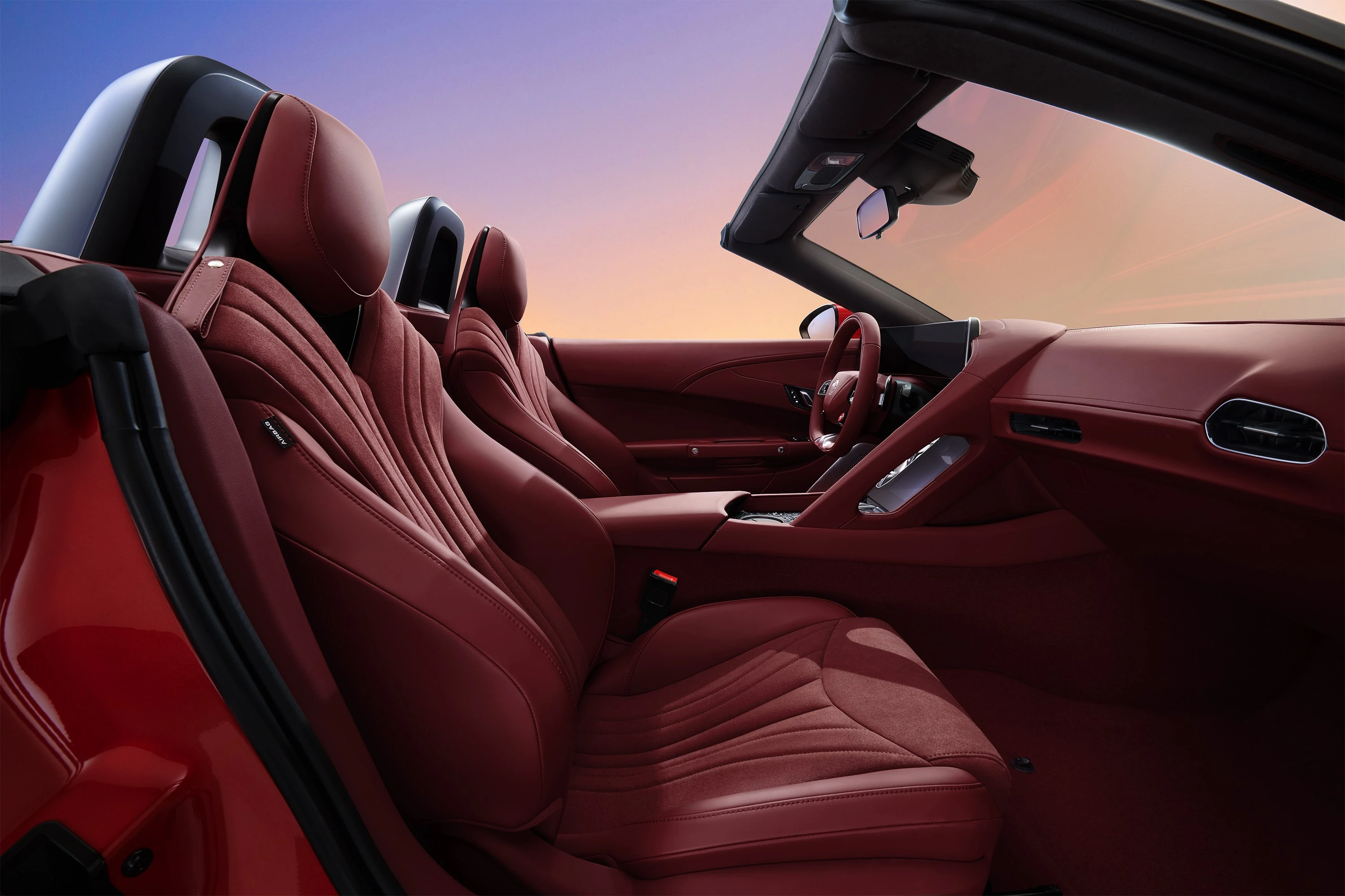 MG Cyberster AWD Long Range frontseats view
