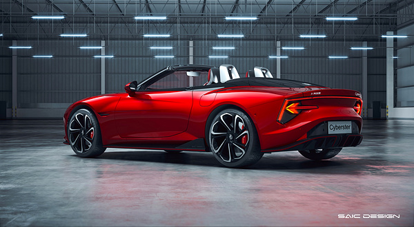 MG Cyberster AWD Long Range exterior view