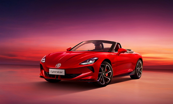 MG Cyberster AWD Long Range exterior view