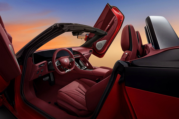 MG Cyberster AWD Long Range interior view