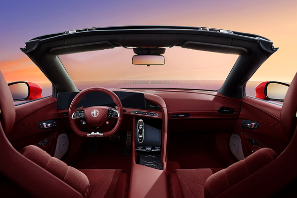 MG Cyberster AWD Long Range interior view