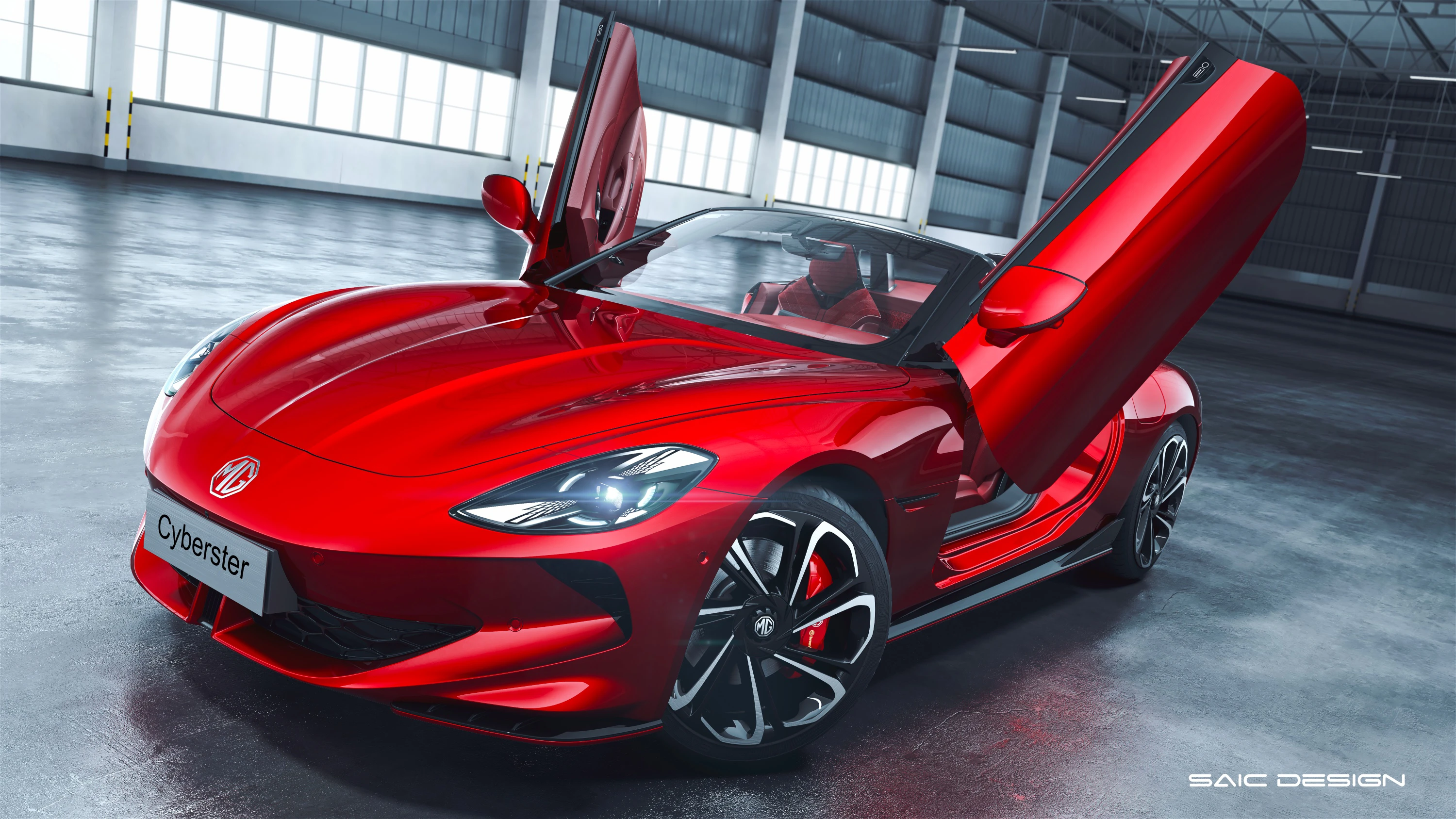MG Cyberster electric vehicle model