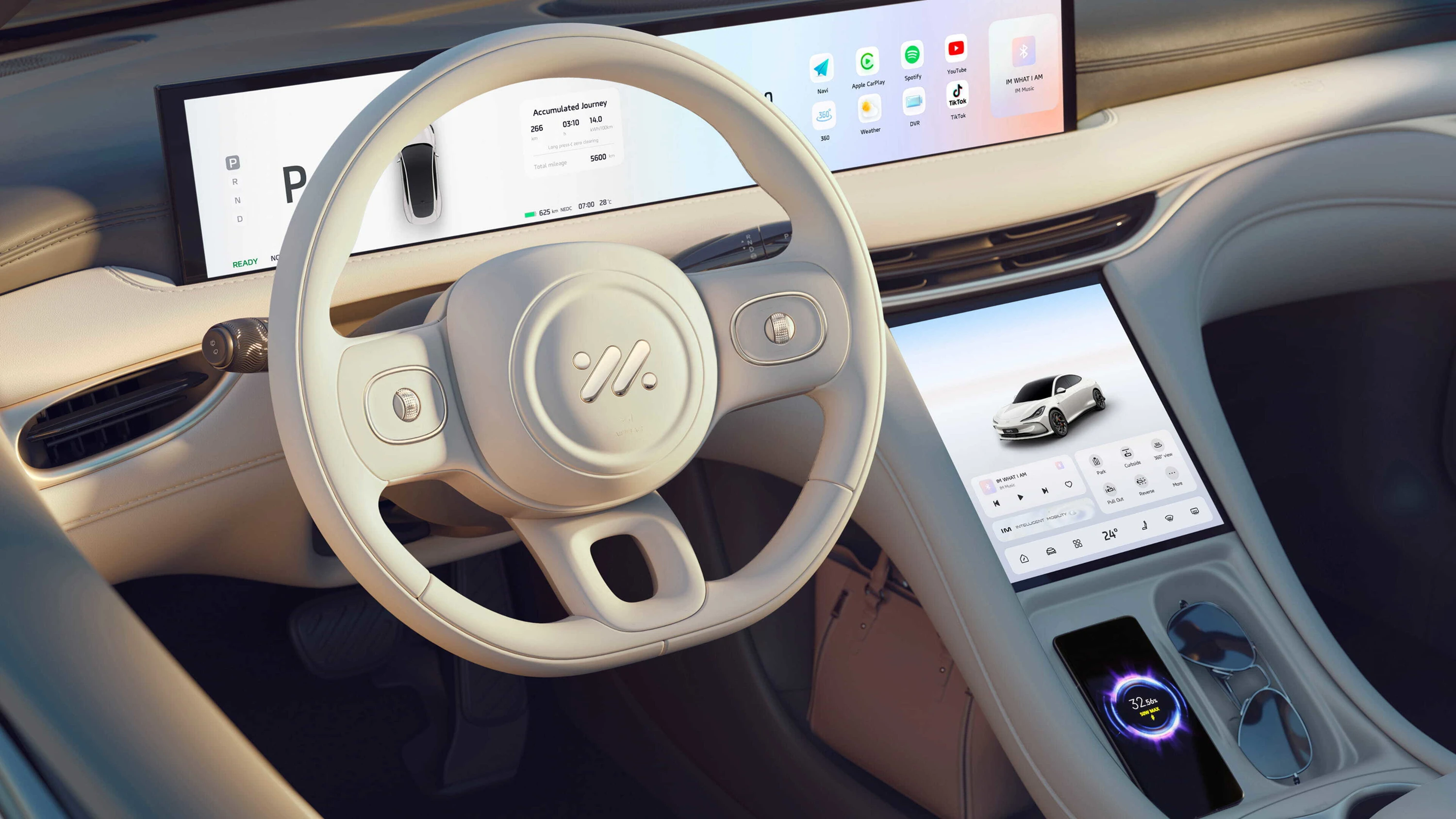 MG IM5 Performance screens view