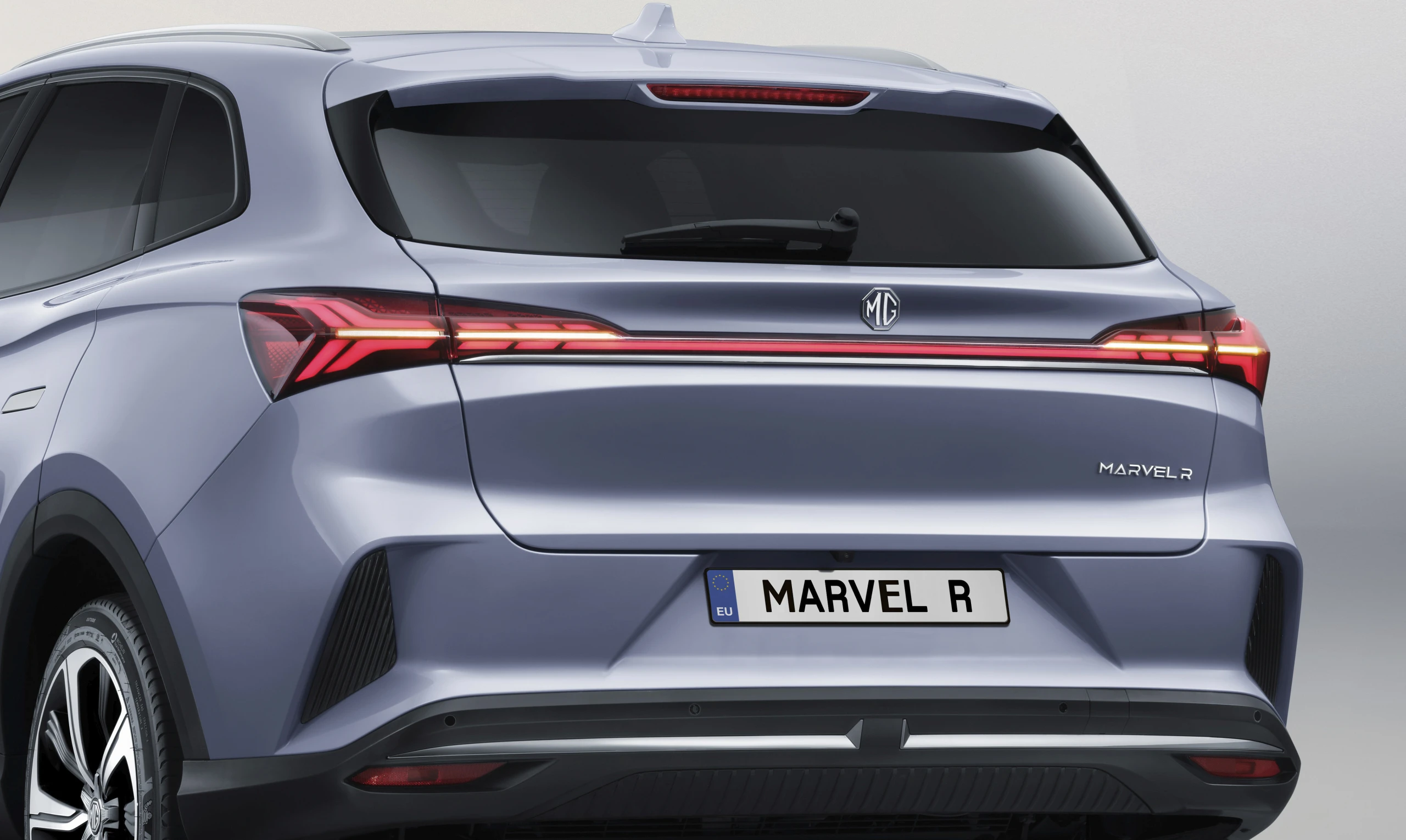 MG Marvel R Electric rearlights view