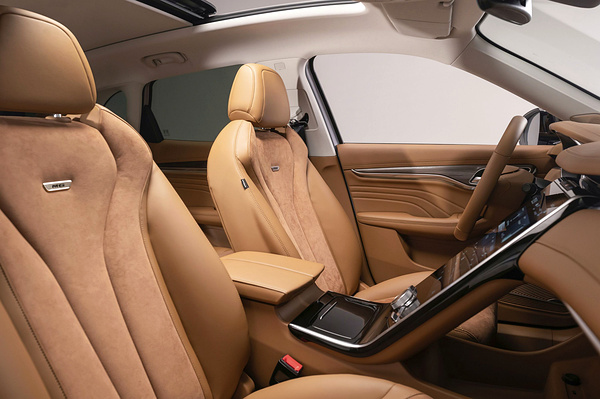 MG Marvel R Electric frontseats view