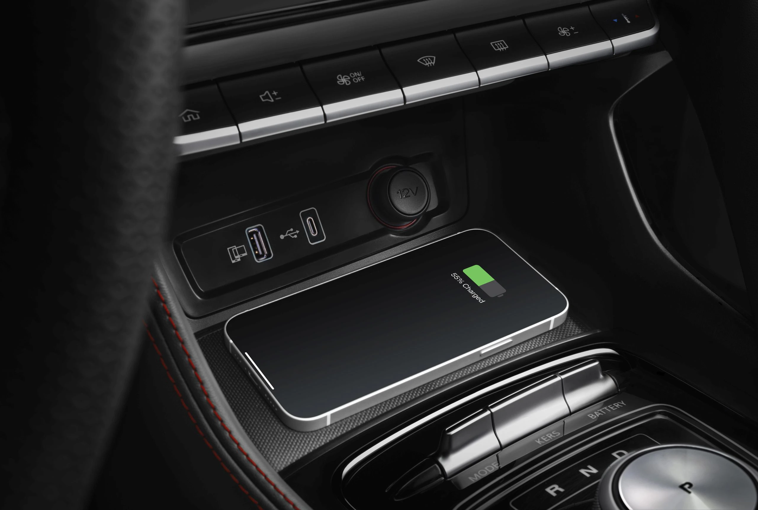 MG ZS EV Long Range interior view