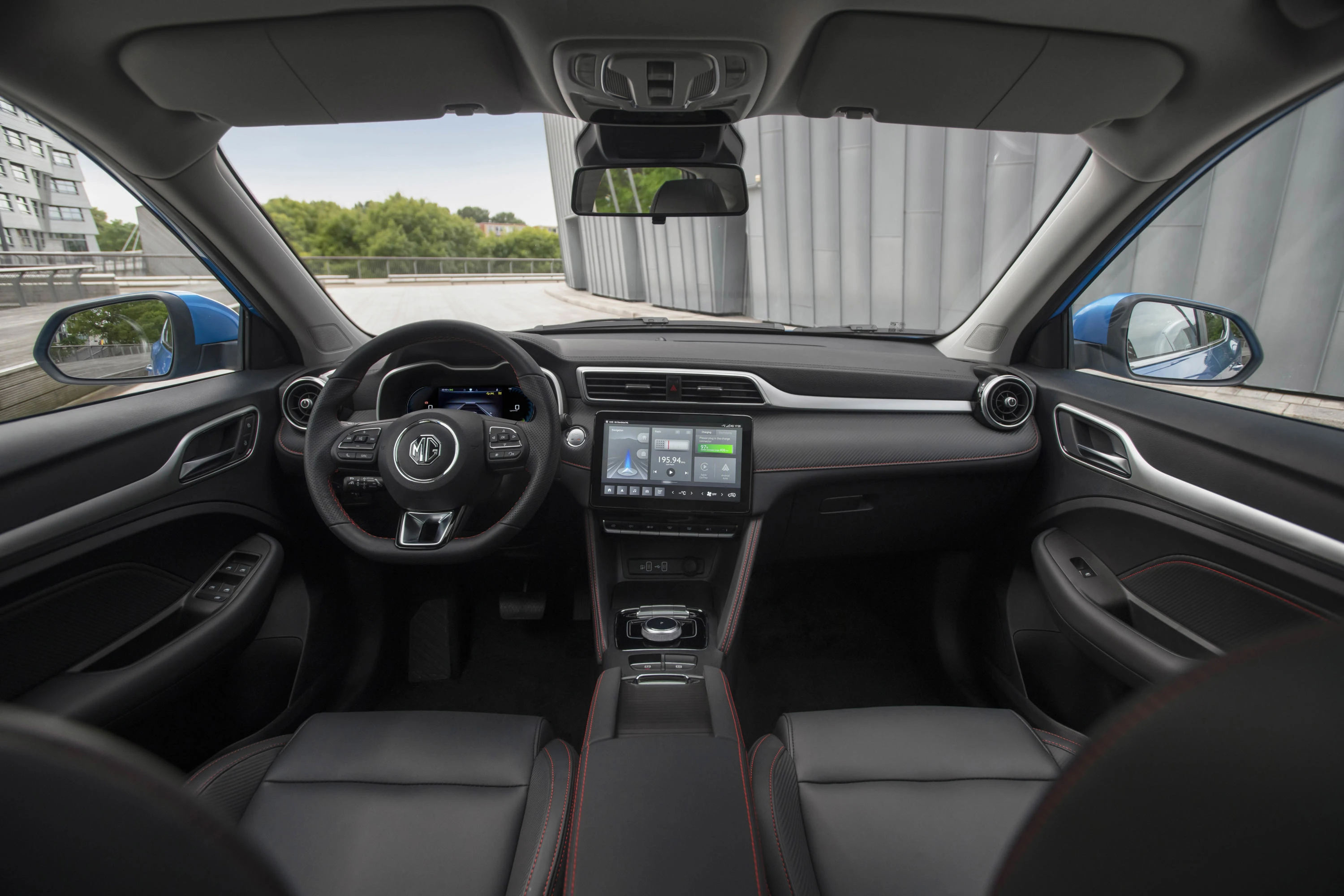 MG ZS EV Long Range interior view
