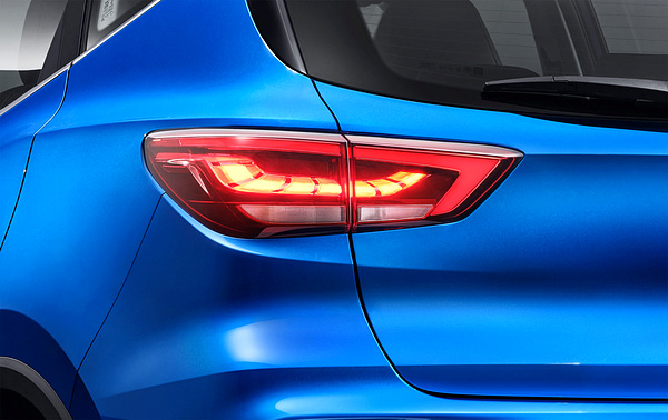 MG ZS EV Long Range rearlights view