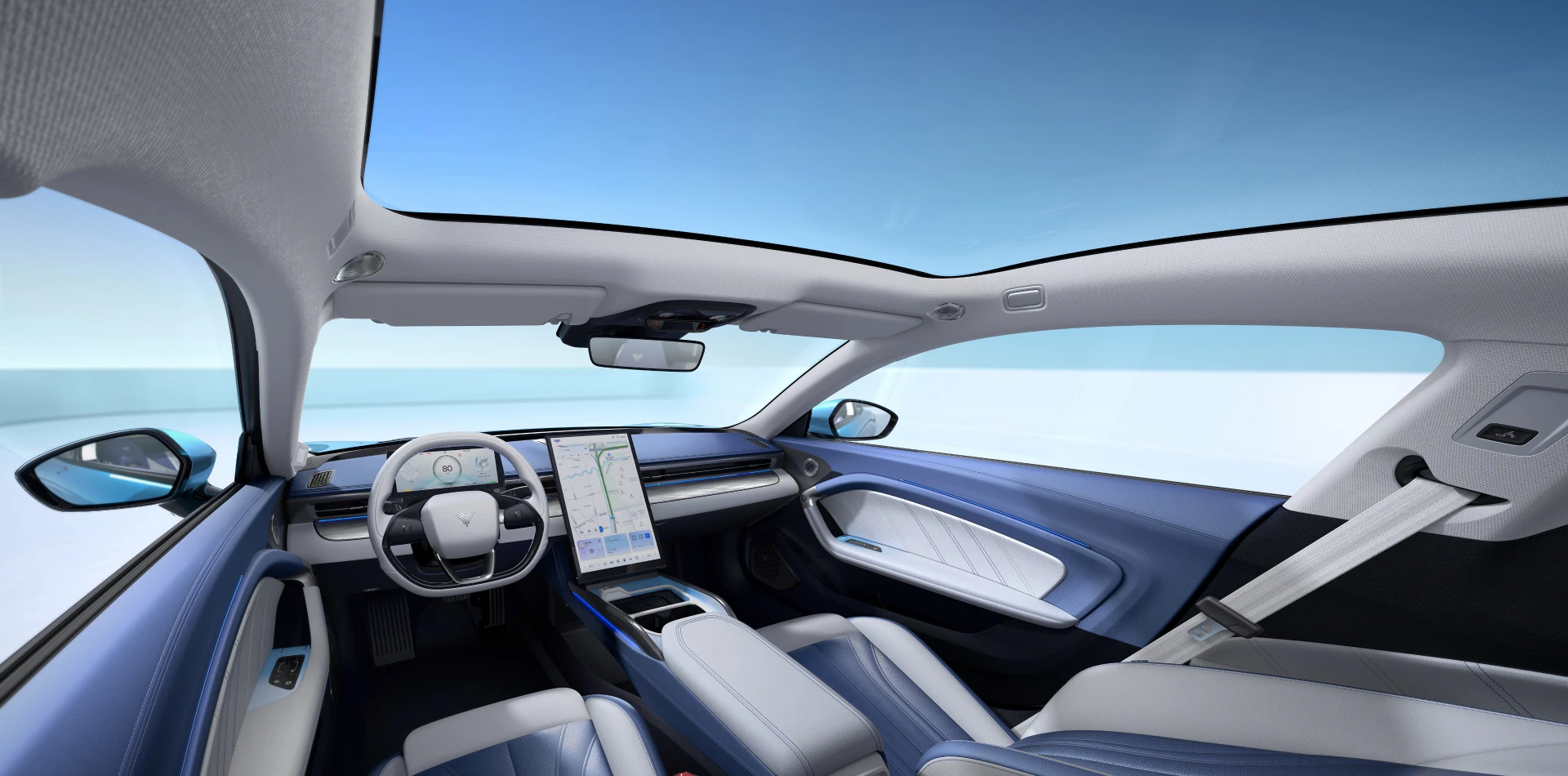 Neta GT 580 AWD interior view