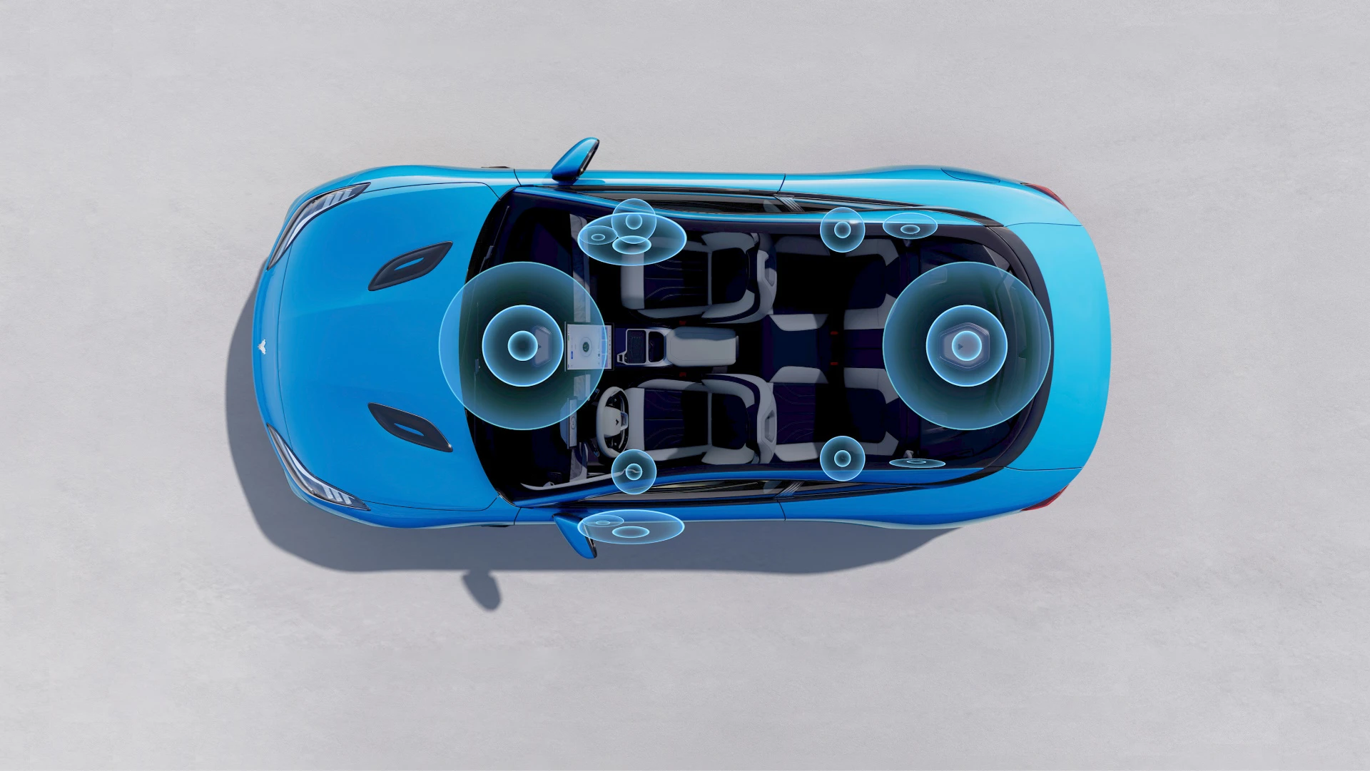 Neta GT 580 AWD soundsystem view