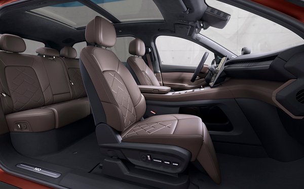 Nio EL7 frontseats view