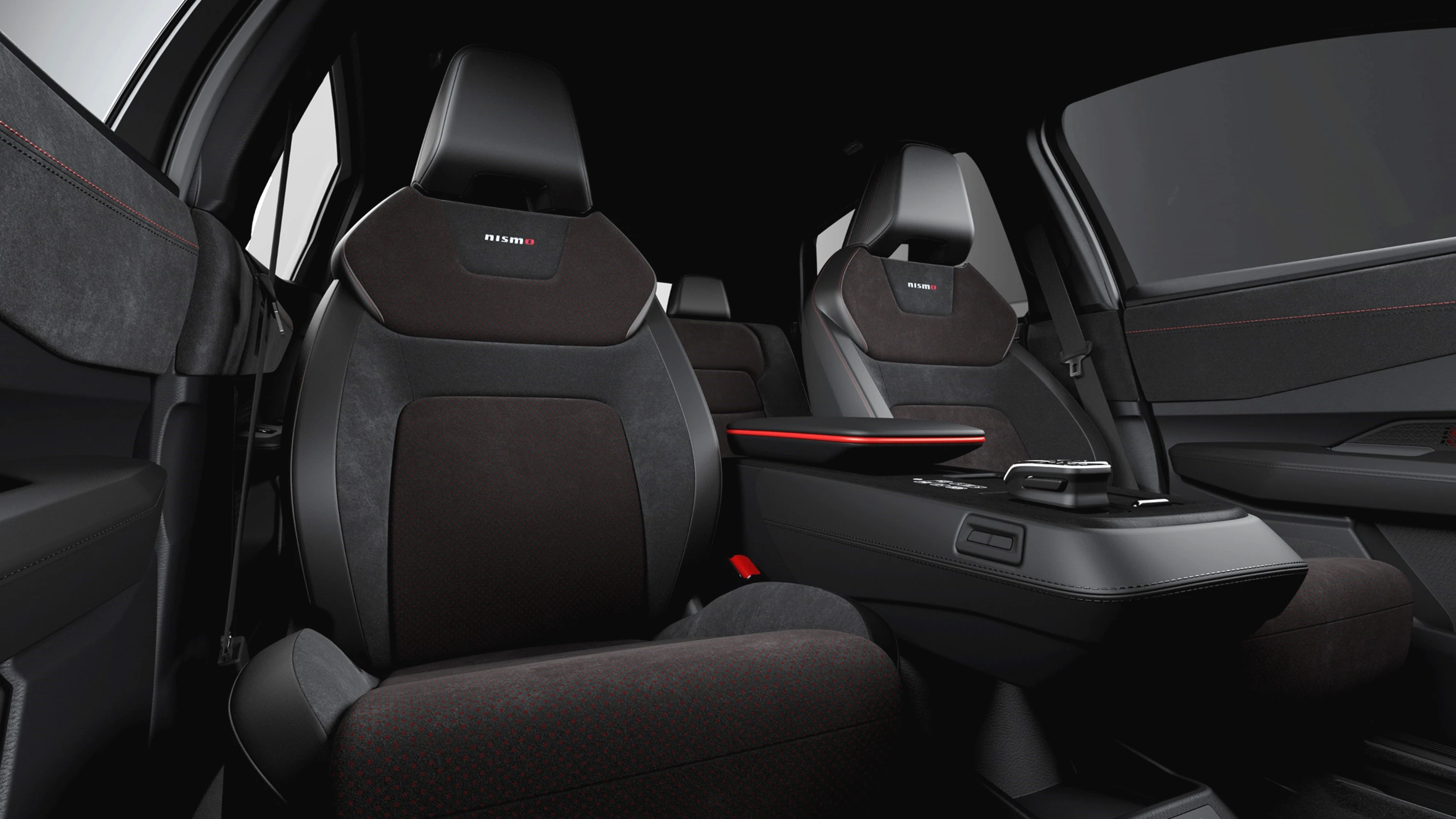 Nissan Ariya NISMO frontseats view