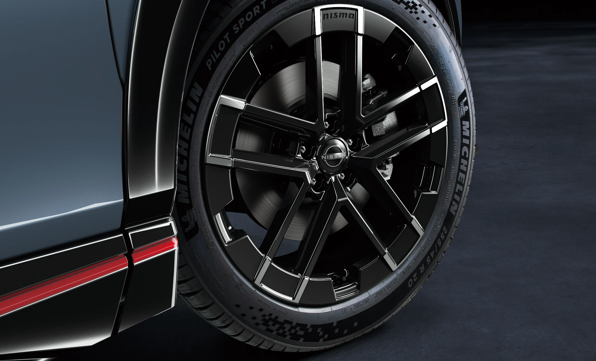 Nissan Ariya NISMO wheels view