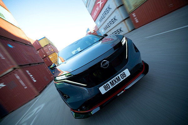 Nissan Ariya NISMO headlights view