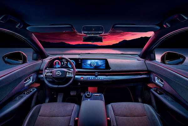 Nissan Ariya NISMO interior view
