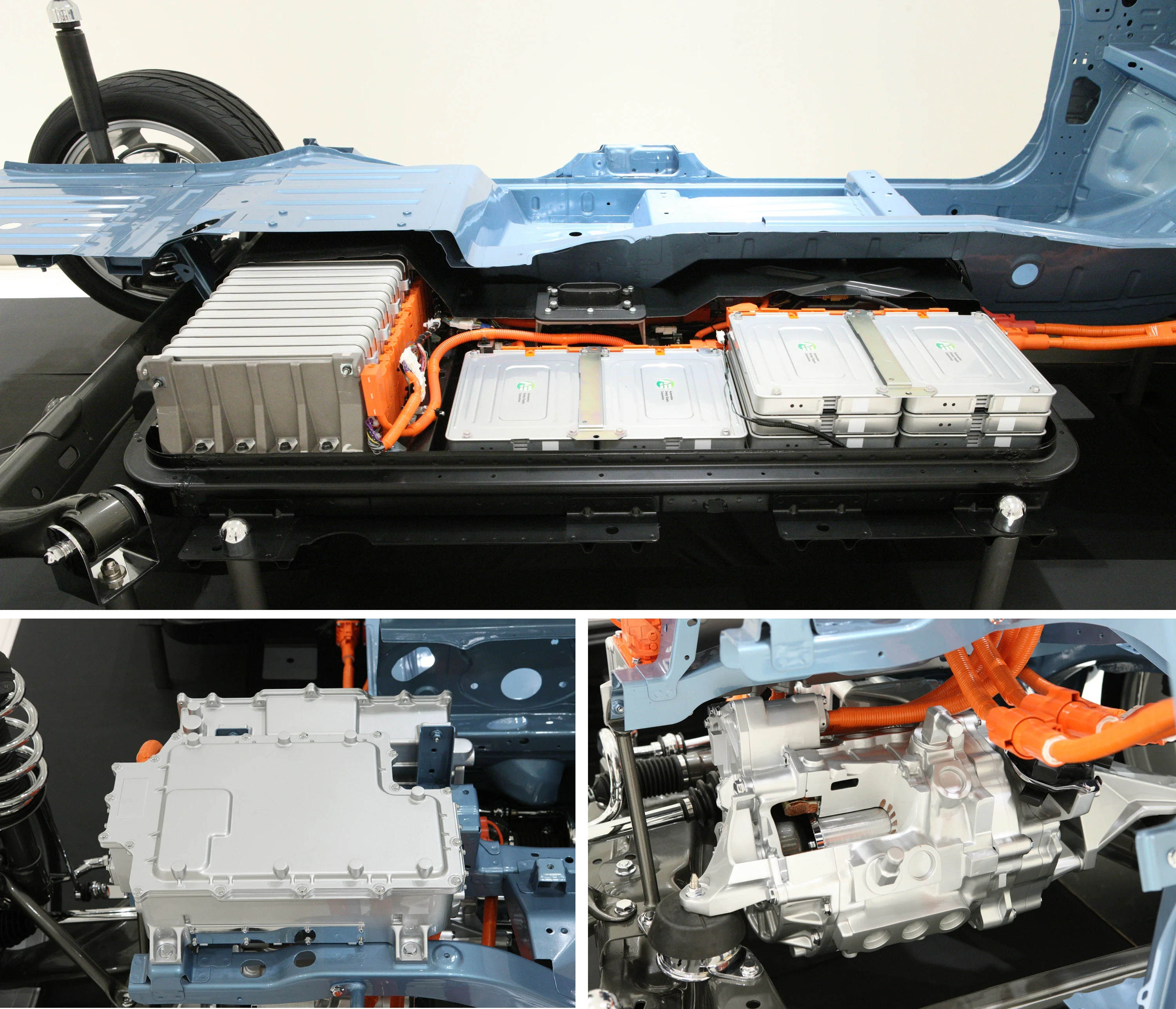 Nissan Leaf 24 kWh batterypack view
