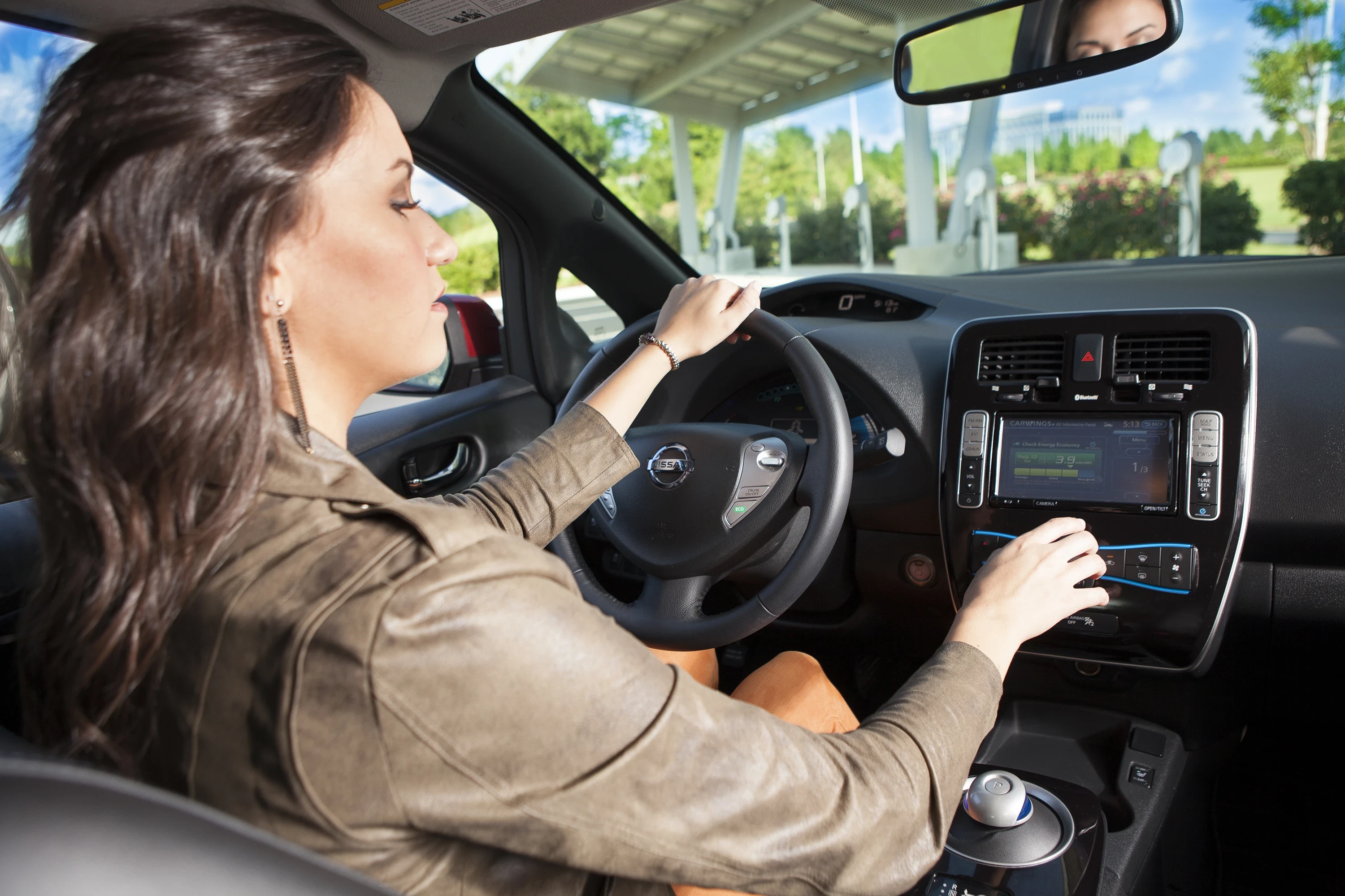 Nissan Leaf 30 kWh interior view