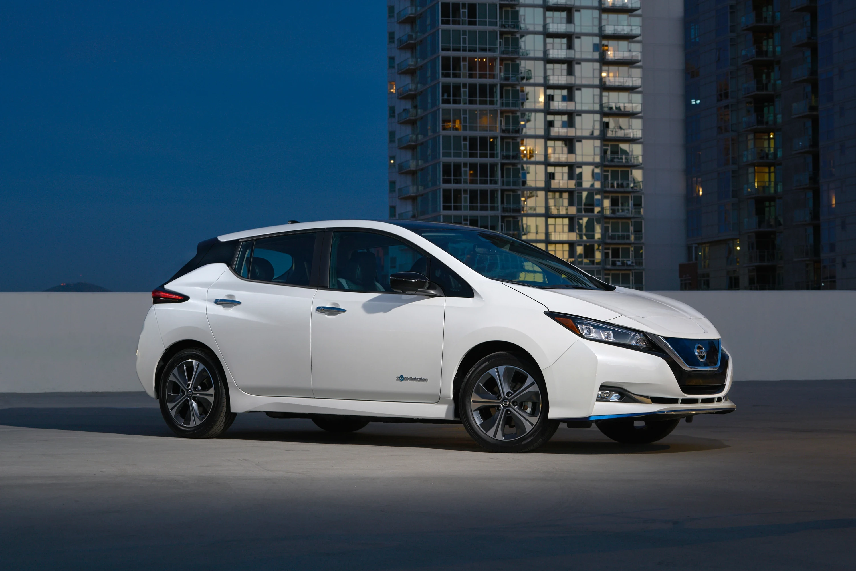 Nissan Leaf e+ 62 kWh electric vehicle exterior