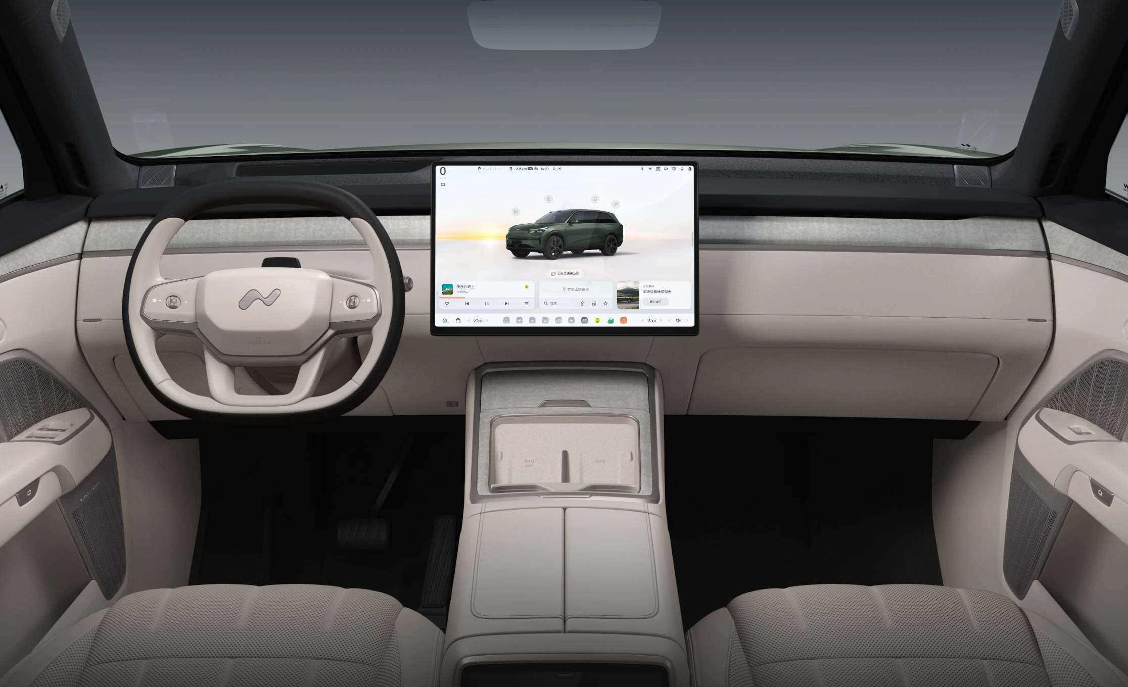 Onvo L80 AWD 85 kWh interior view