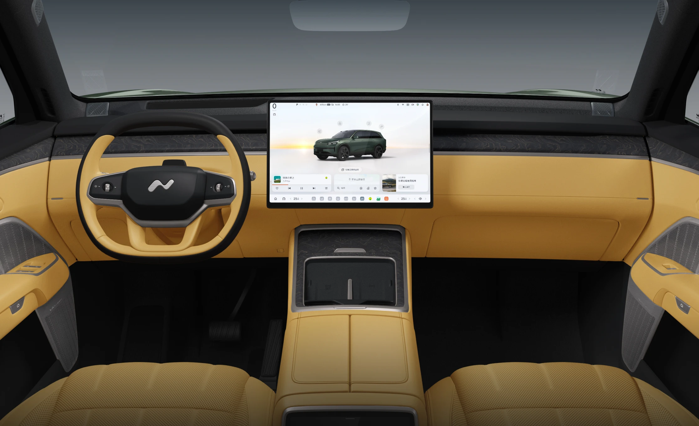 Onvo L80 AWD 85 kWh interior view