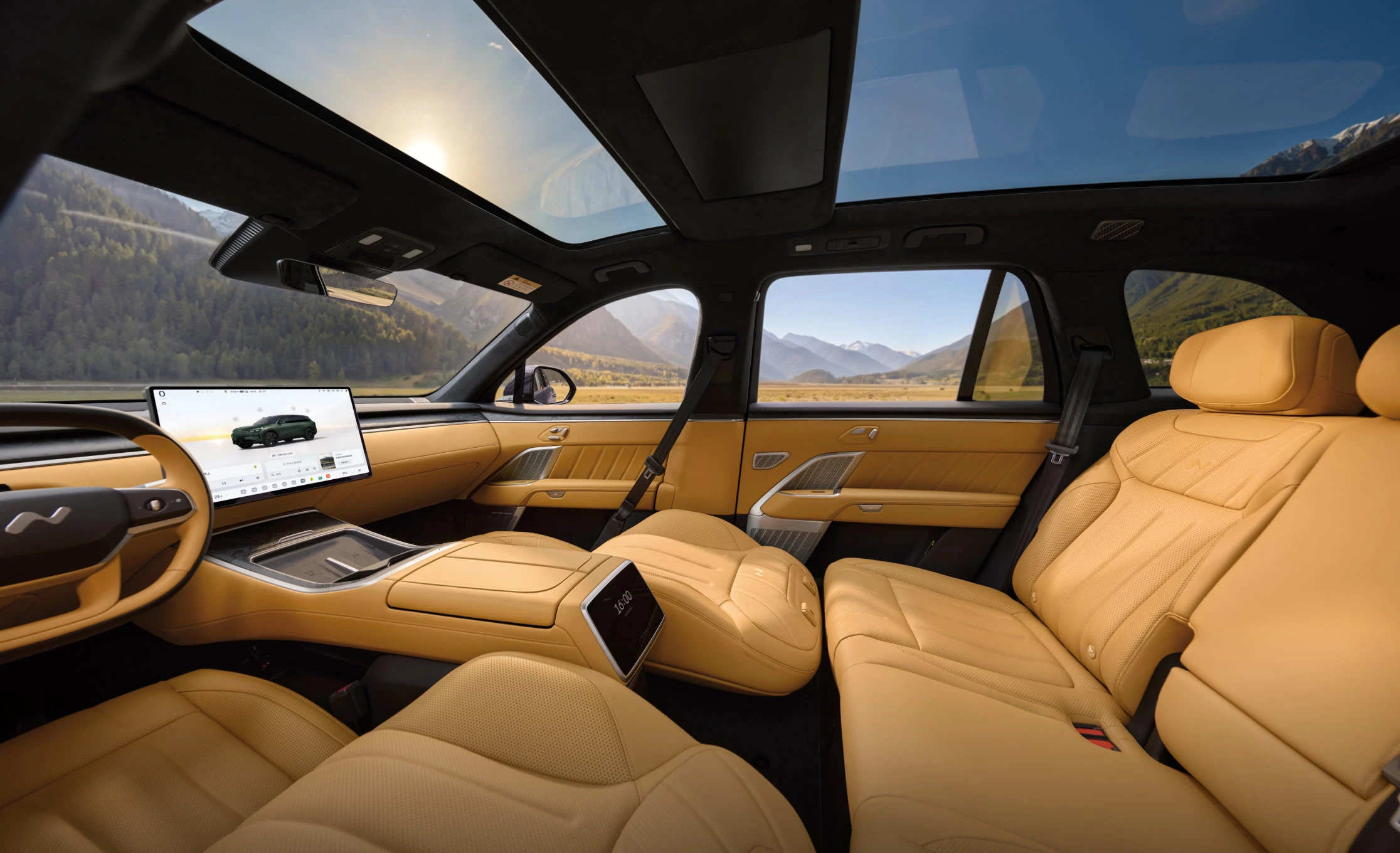 Onvo L80 AWD 85 kWh interior view