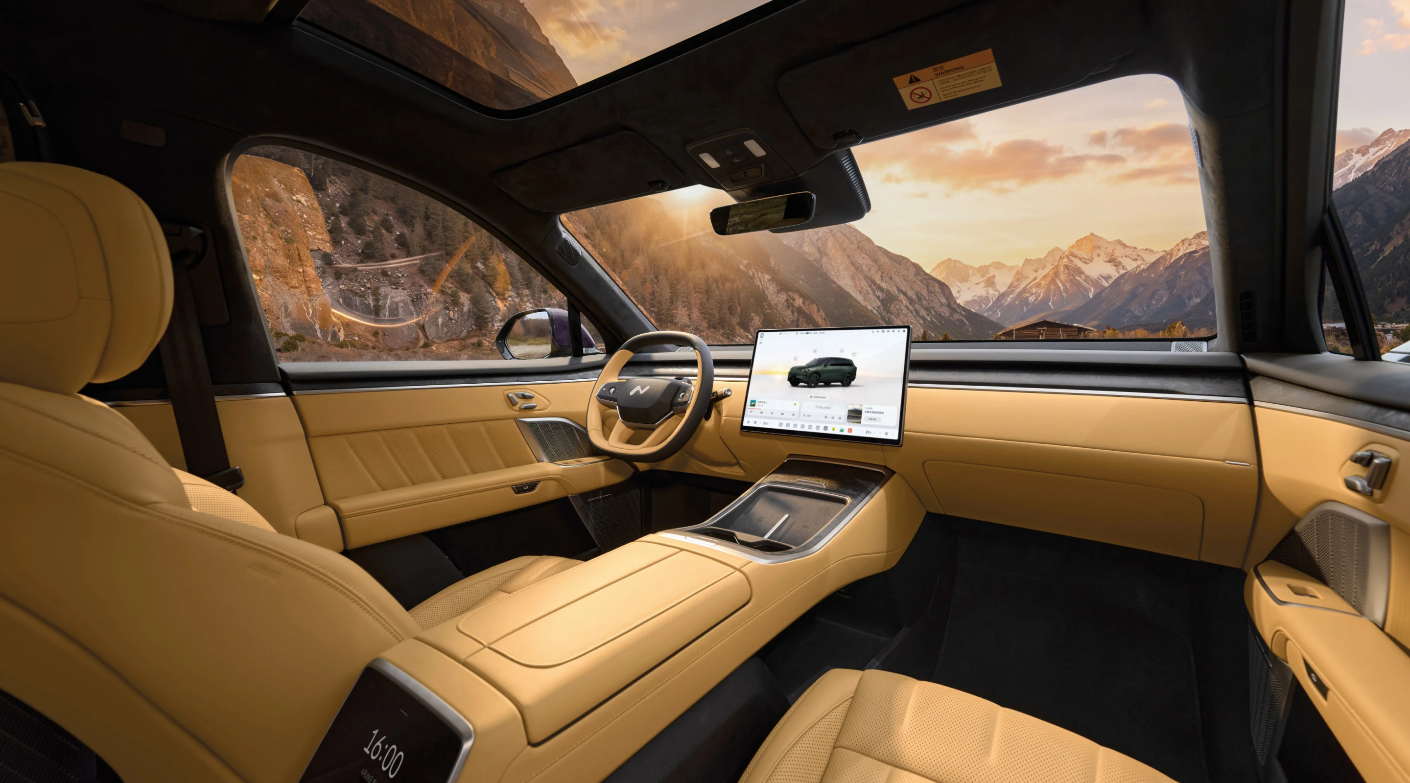 Onvo L80 AWD 85 kWh interior view