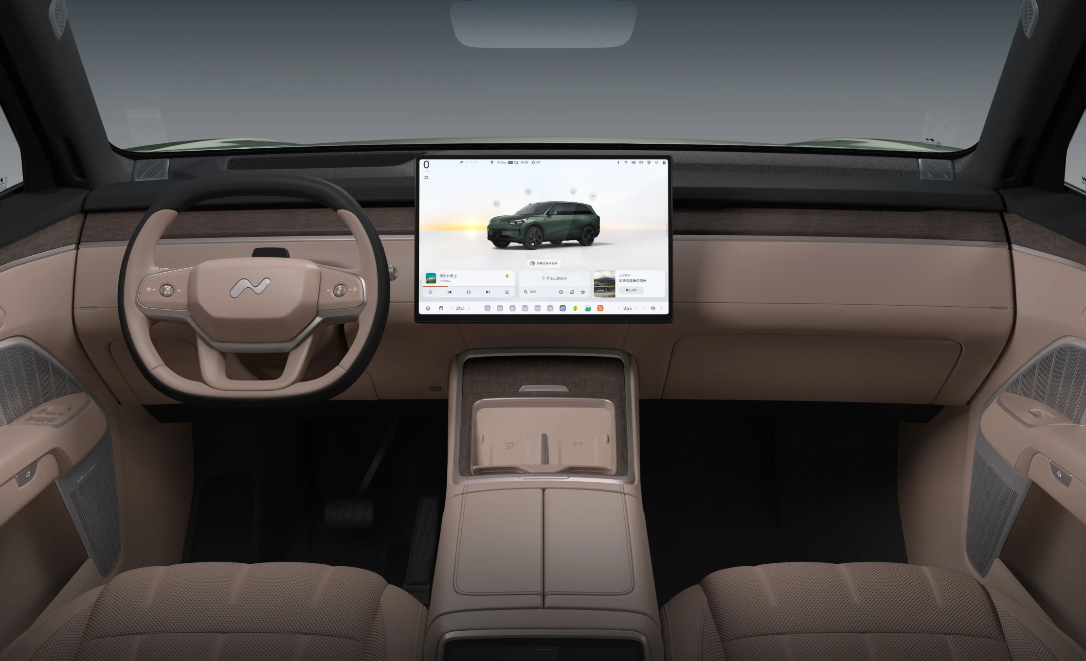 Onvo L80 RWD 85 kWh interior view
