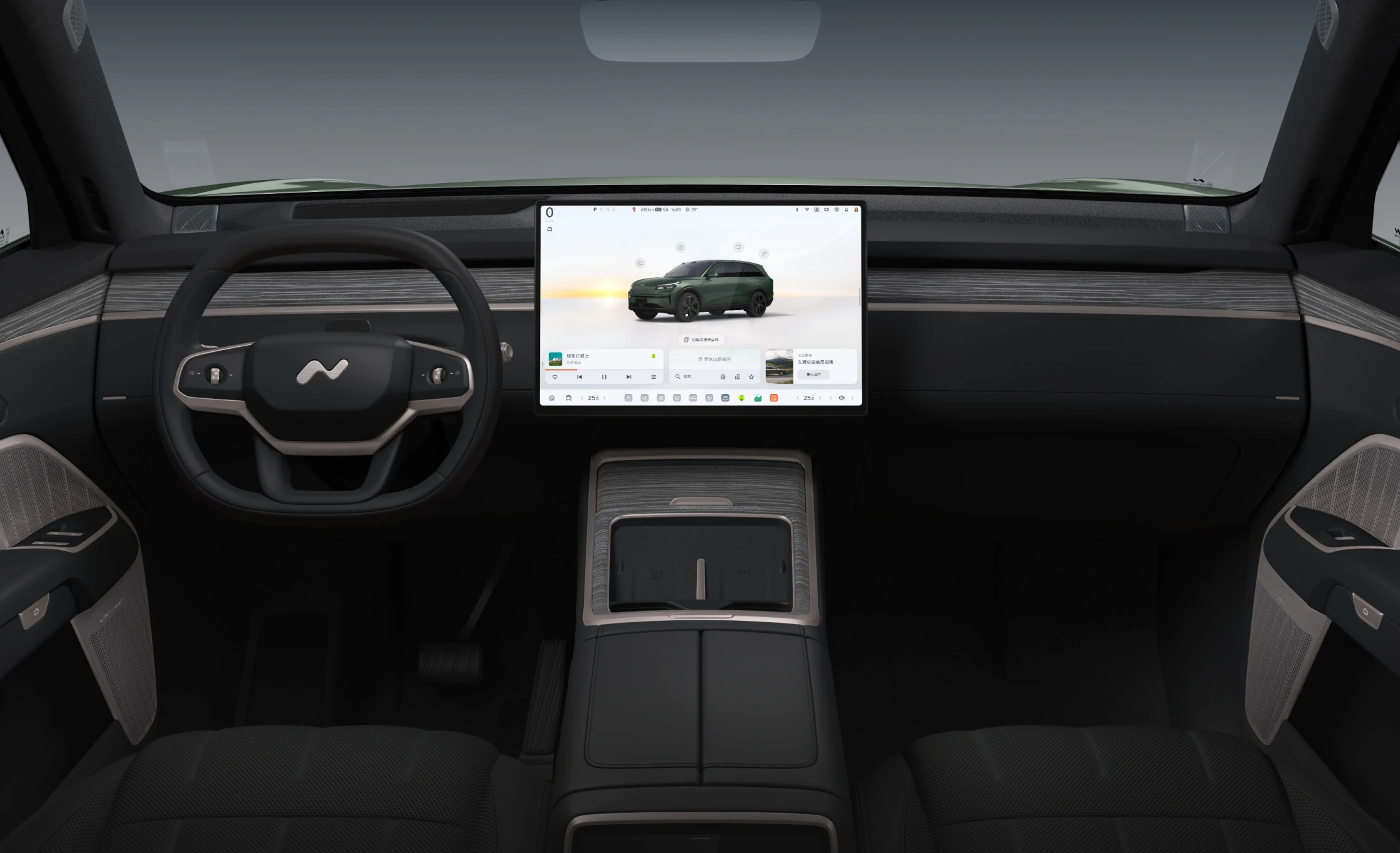 Onvo L80 RWD 85 kWh interior view
