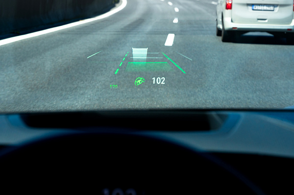 Opel Astra Electric headupdisplay view