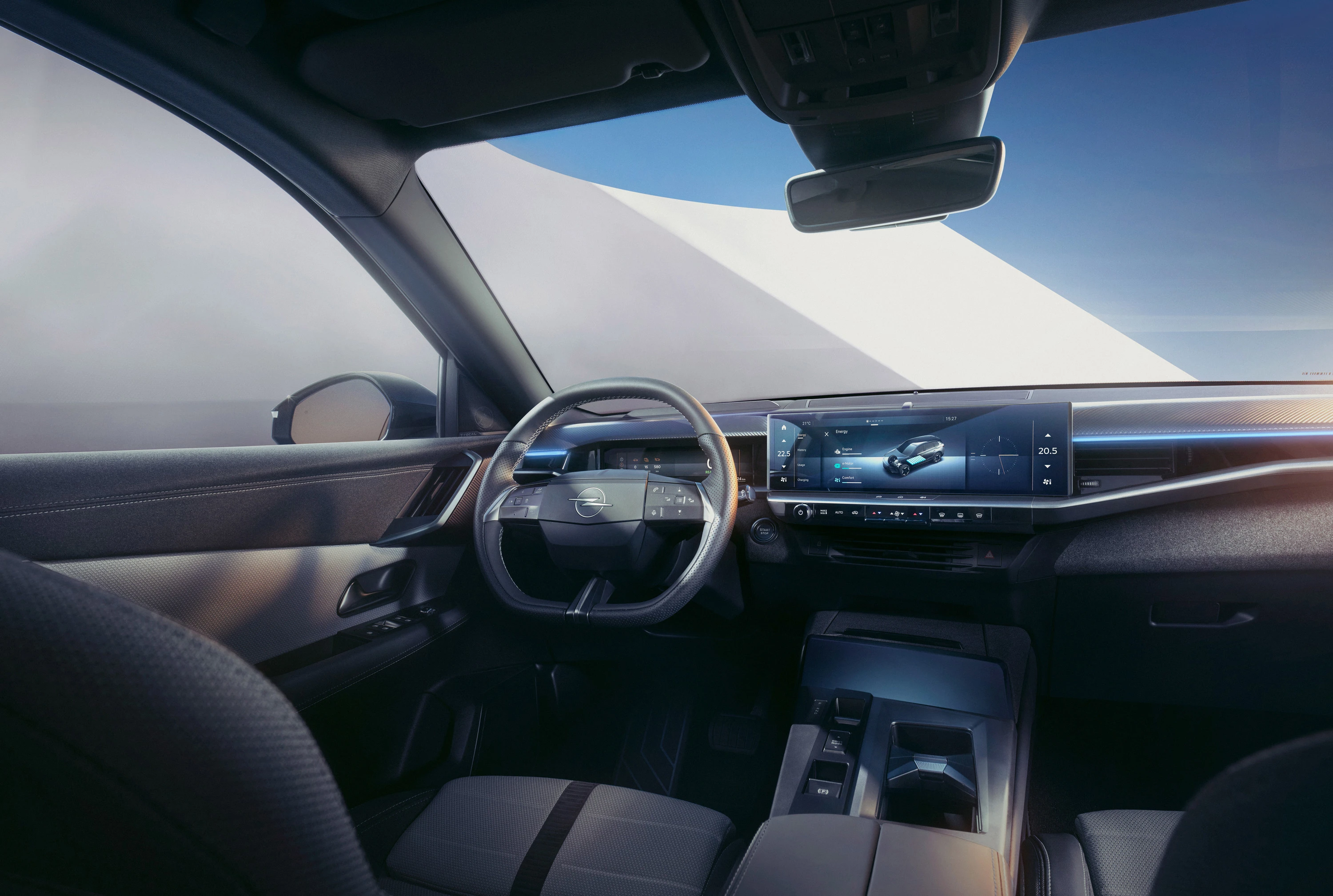 Opel Grandland 82 kWh screens view