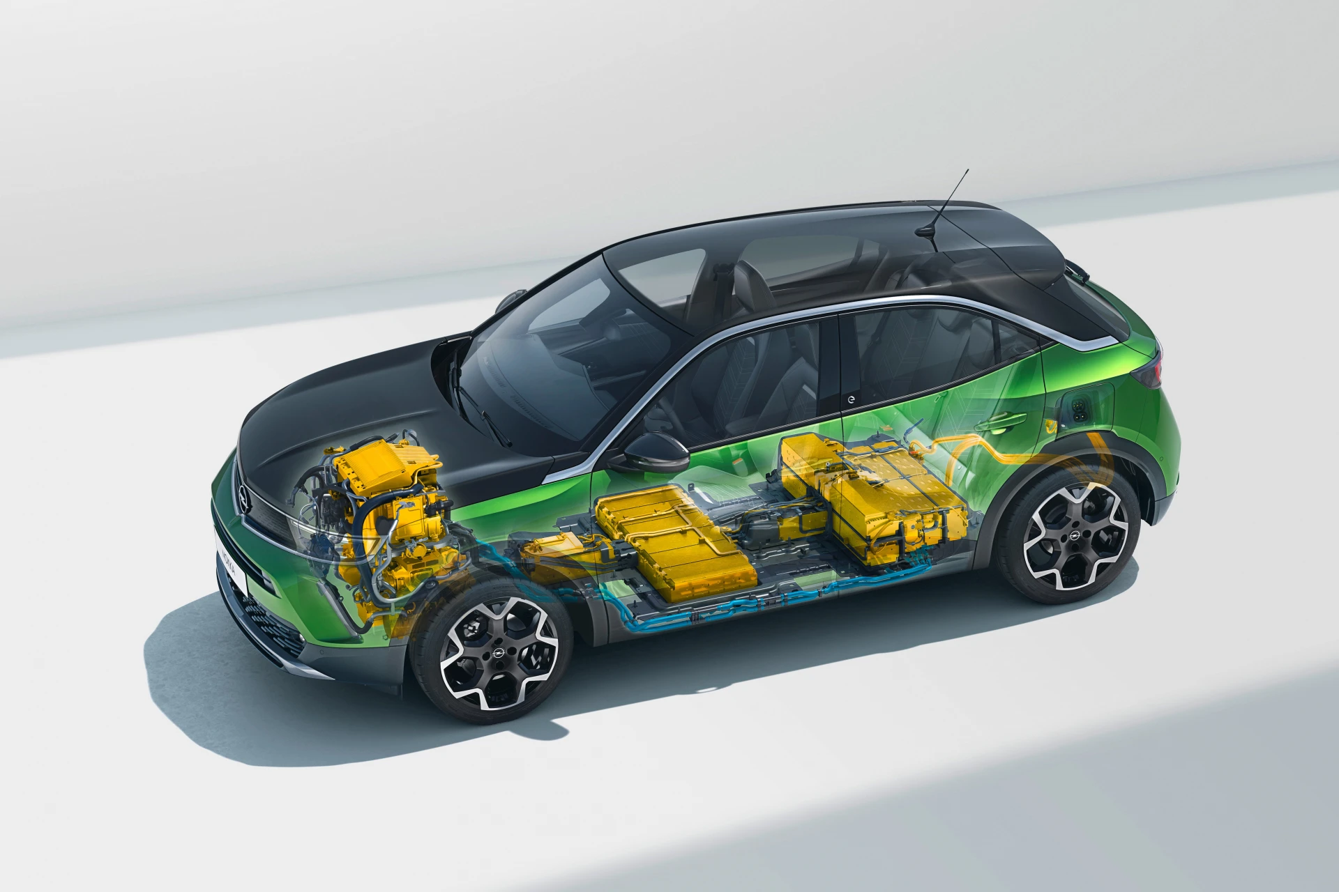 Opel Mokka Electric dreivetrain view