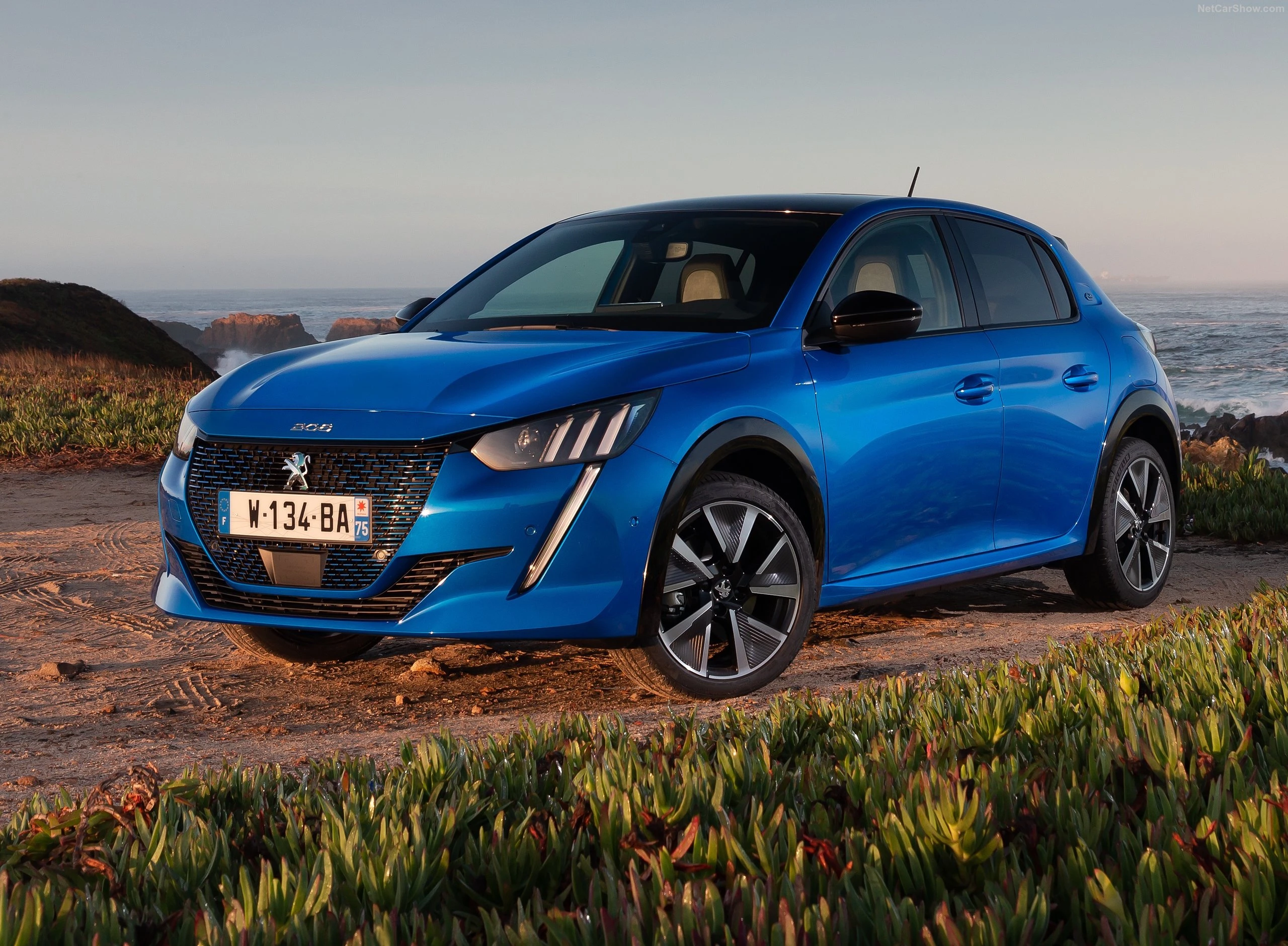 Peugeot E-208 51 kWh (GEN1) exterior view