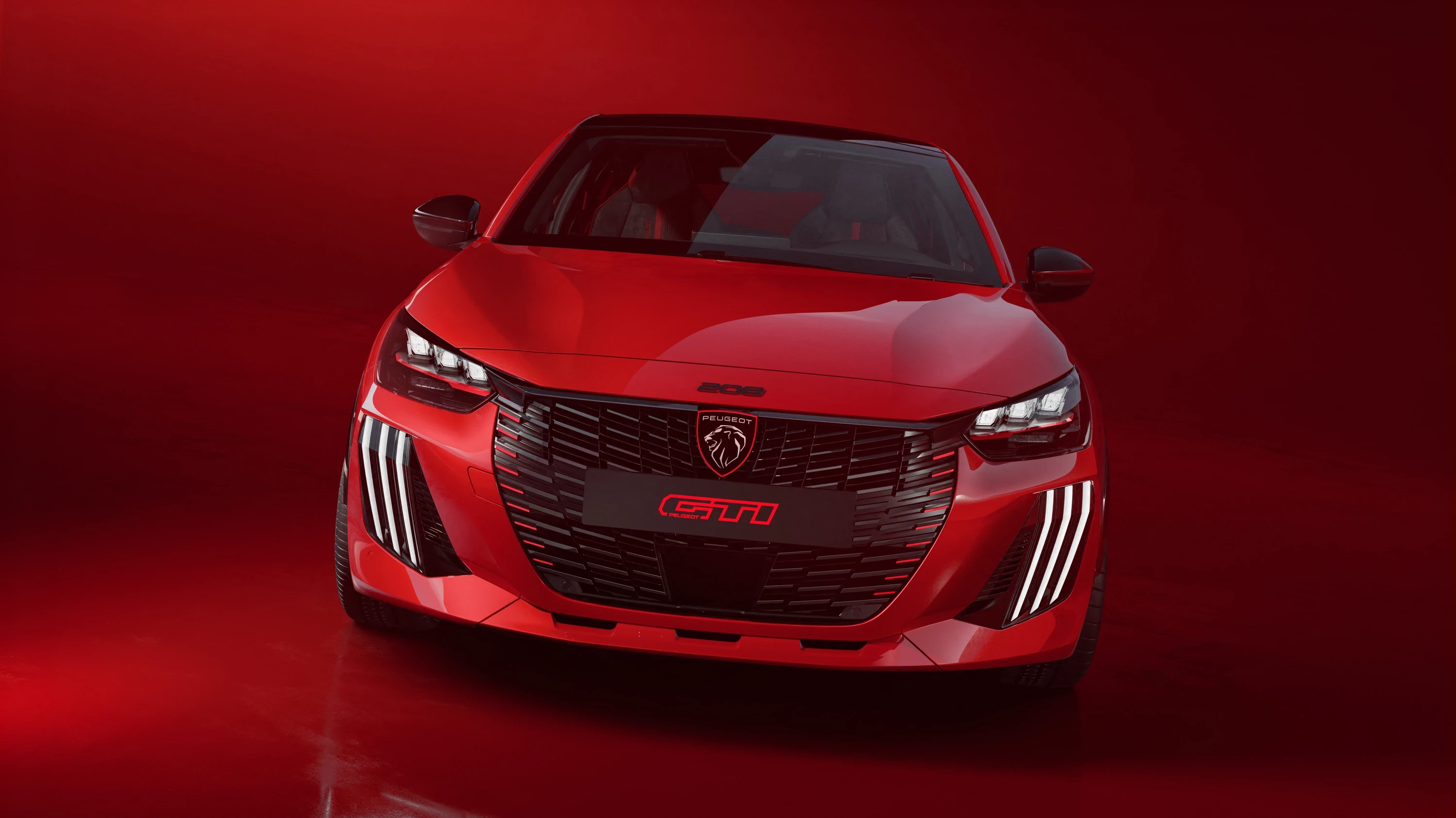 Peugeot E-208 GTi exterior view