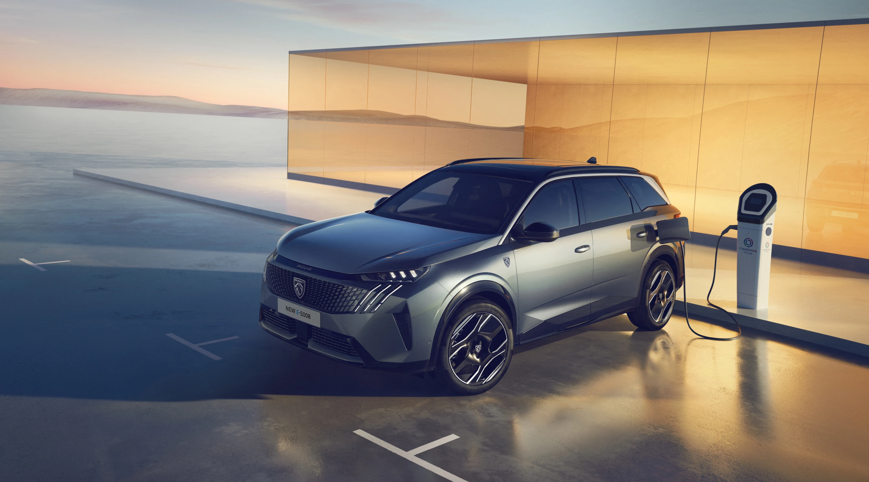 Peugeot E-5008 Long Range charging view