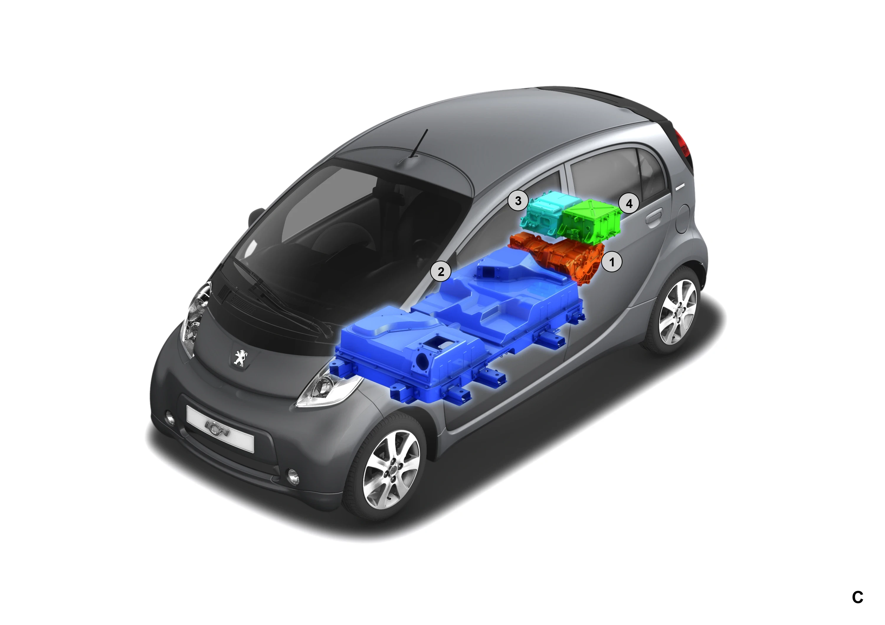 Peugeot iOn 14.5 kWh technology view